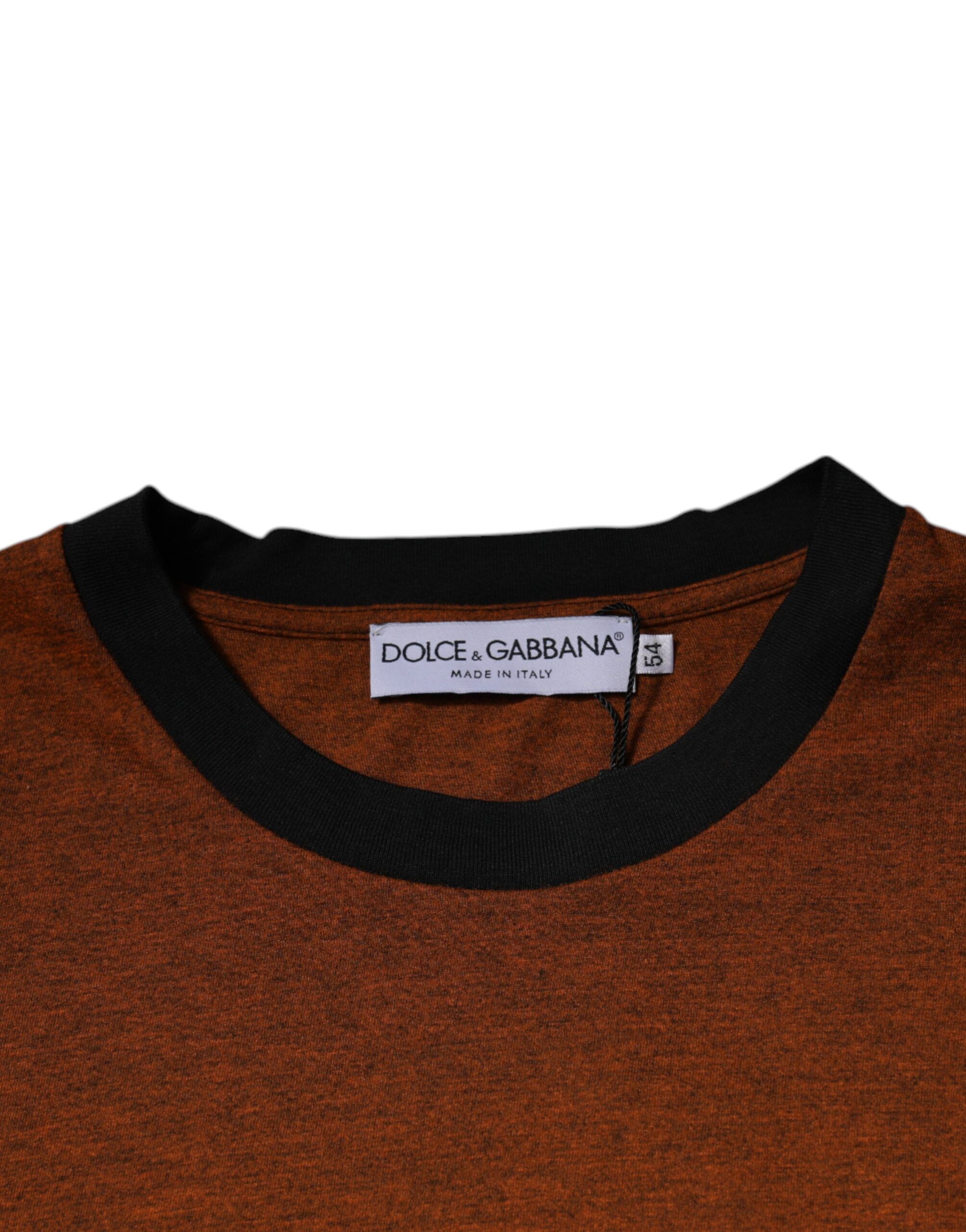 DG Logo Cotton Crew Neck Men's T-shirt - Dolce & Gabbana - Modalova