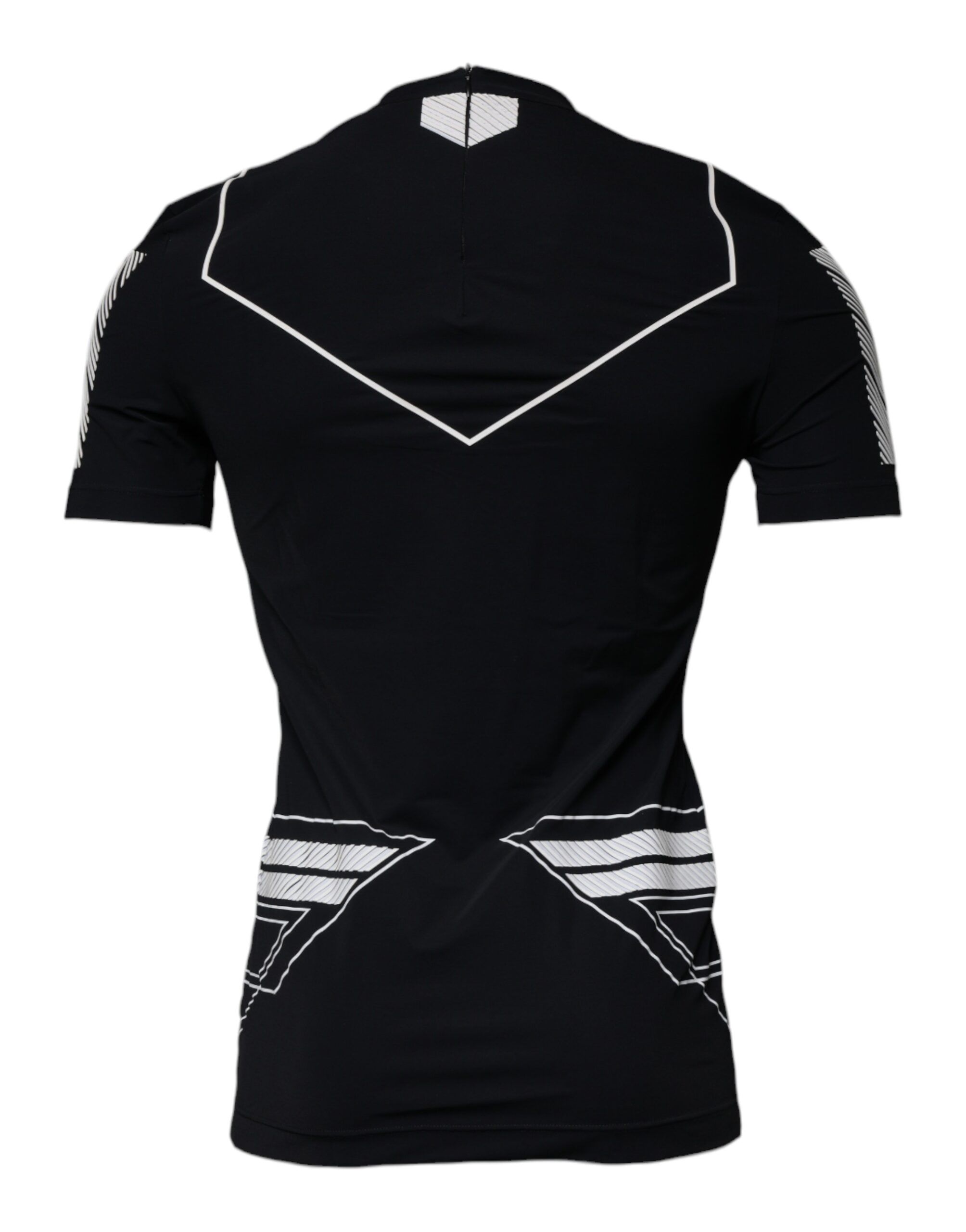 Black Graphic Print Nylon Crew Neck Men's T-shirt (Pre-Owned) - Dolce & Gabbana - Modalova