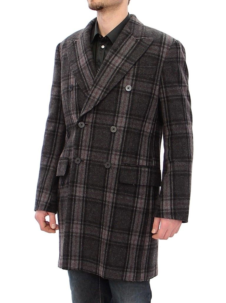 Double Breasted Coat Men's Jacket - Dolce & Gabbana - Modalova