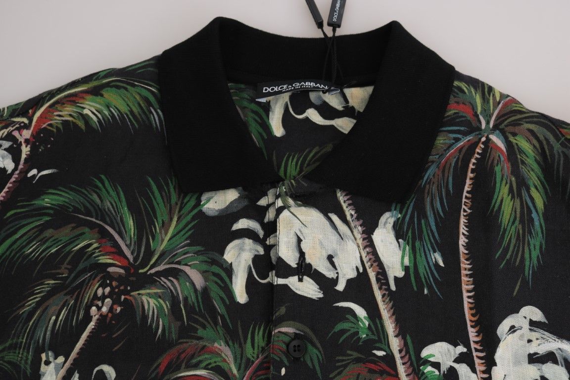 Volcano Sicily Short Sleeve Men's T-Shirt - Dolce & Gabbana - Modalova