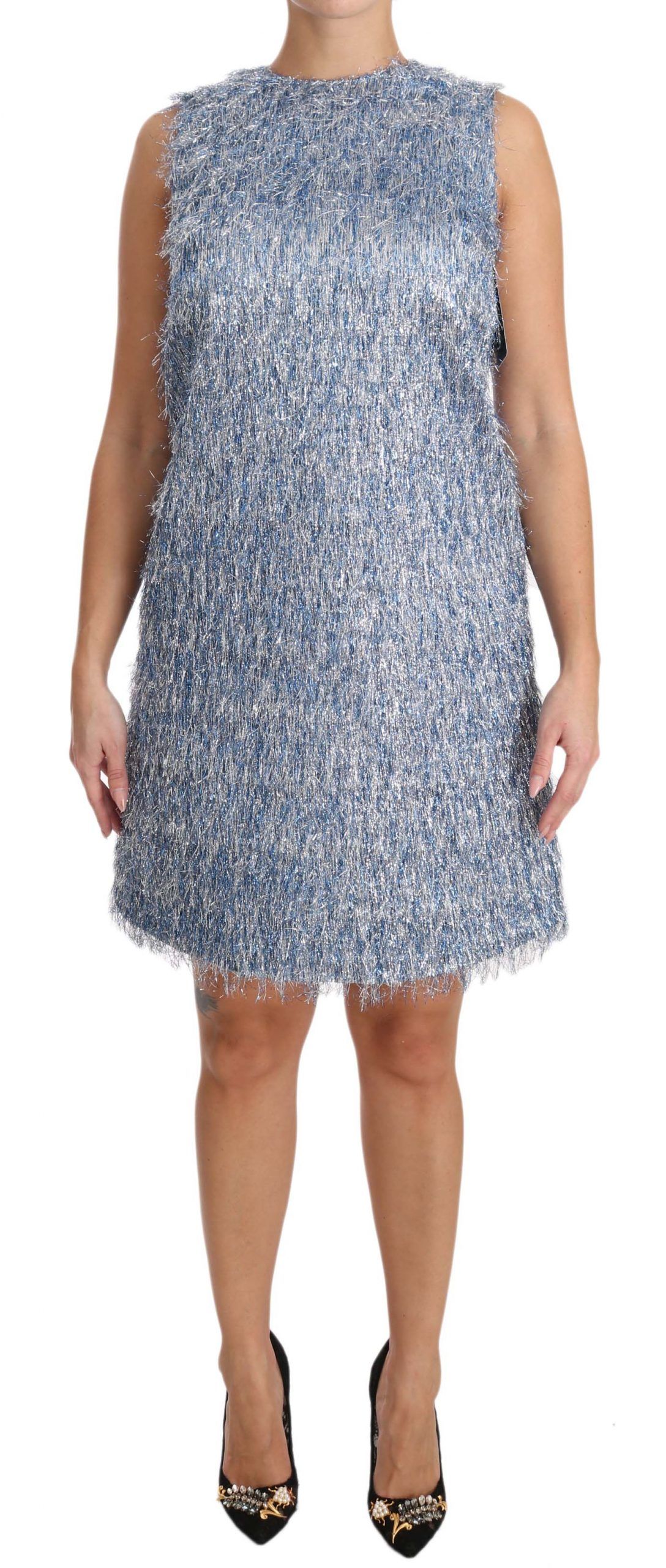 Fringe Shift Gown Women's Dress - Dolce & Gabbana - Modalova