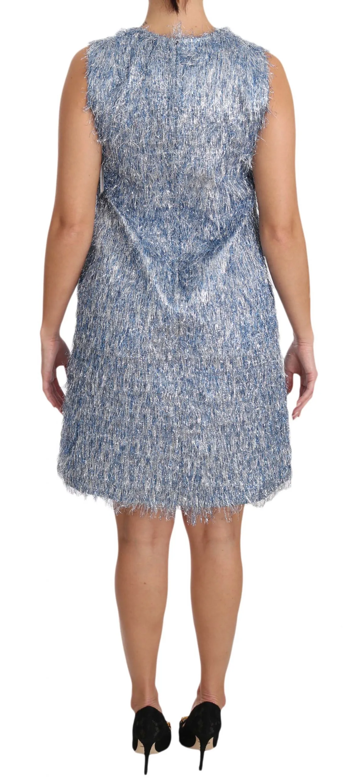 Fringe Shift Gown Women's Dress - Dolce & Gabbana - Modalova
