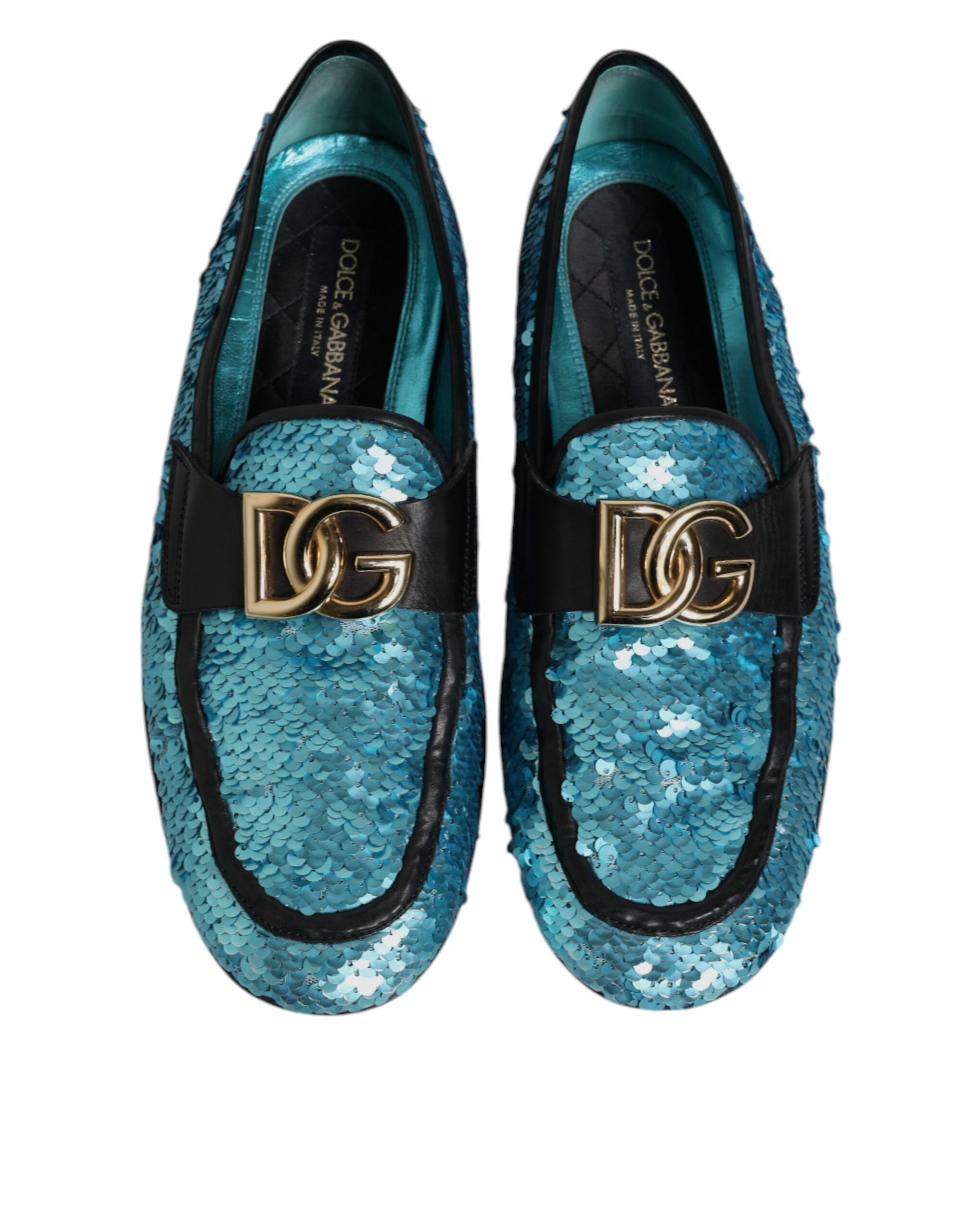 Sequined Loafers Formal Dress Men's Shoes (Pre-Owned) - Dolce & Gabbana - Modalova