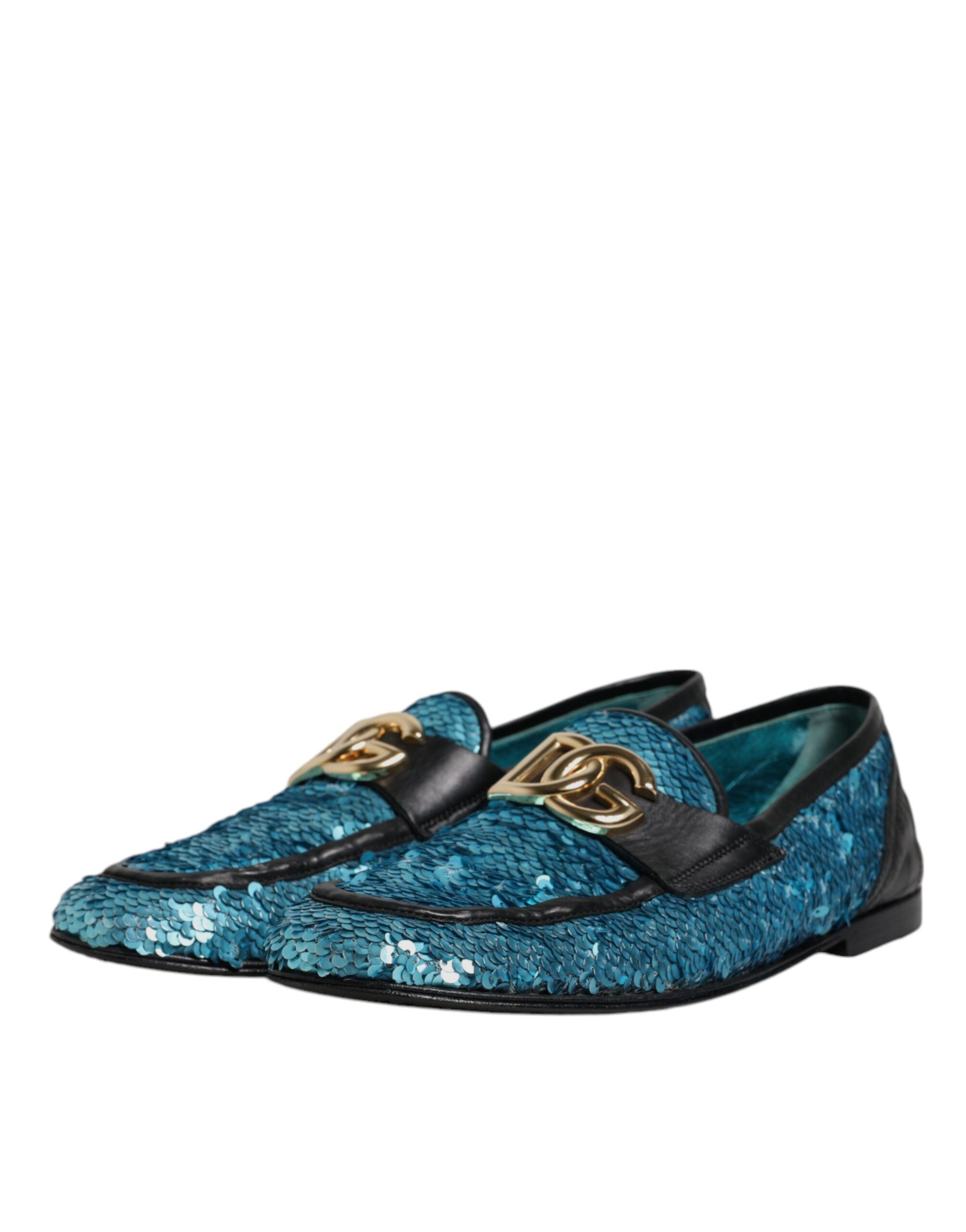 Sequined Loafers Formal Dress Men's Shoes (Pre-Owned) - Dolce & Gabbana - Modalova