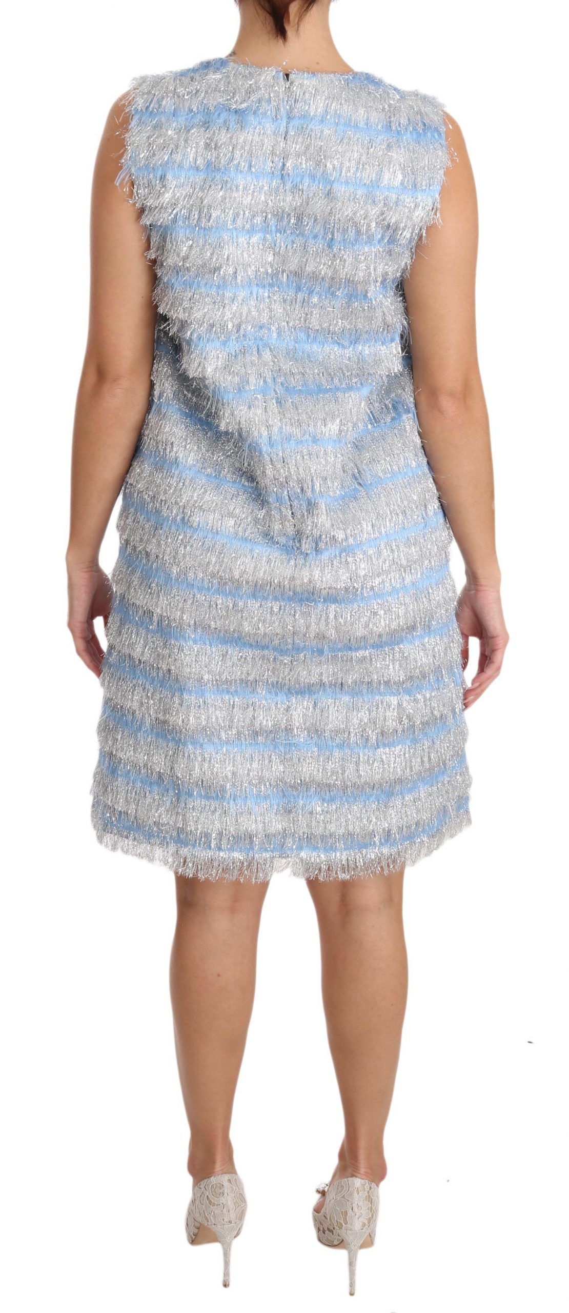 Silver Shift Gown Women's Dress - Dolce & Gabbana - Modalova