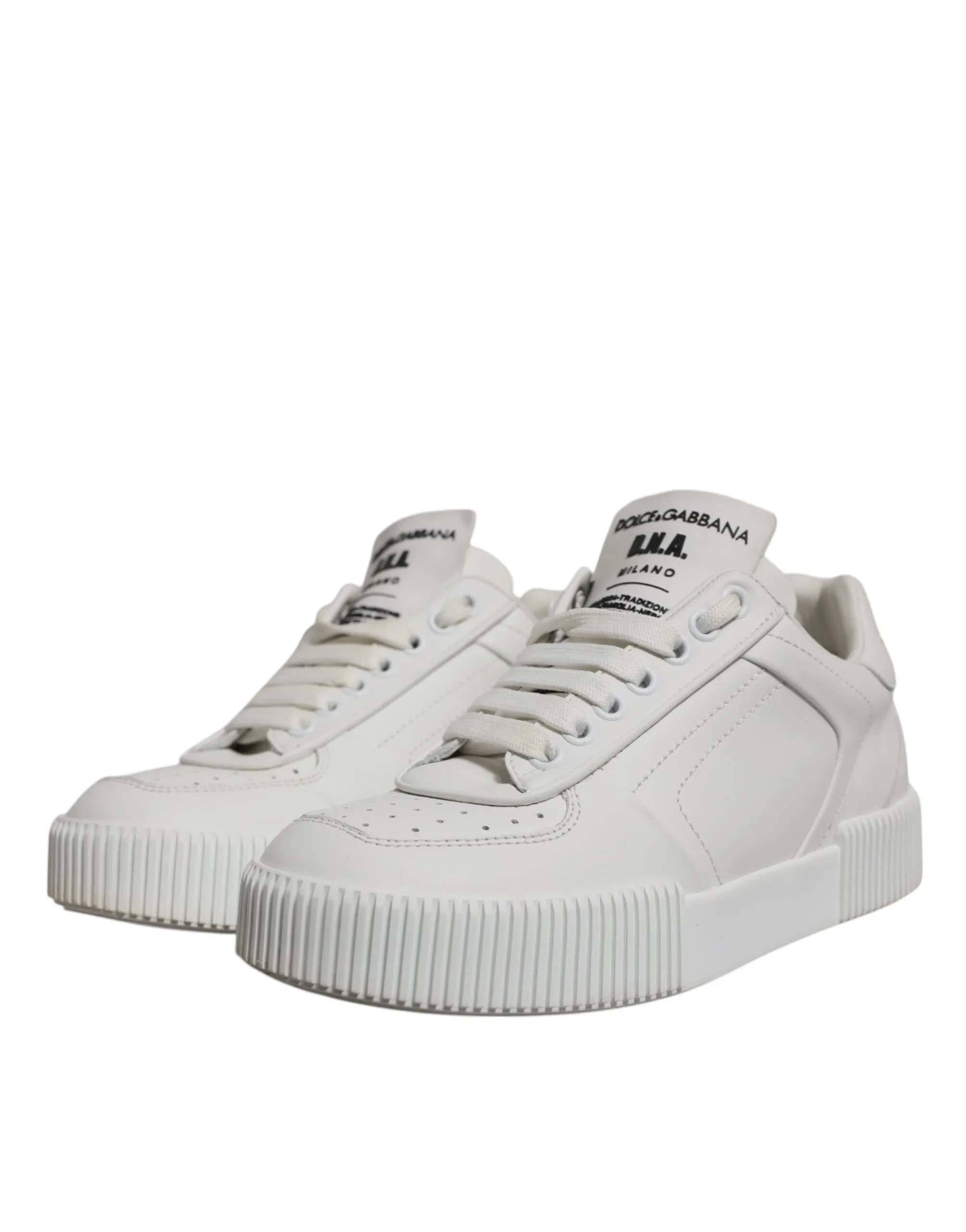 Miami Leather Low Top Sneakers Women's Shoes (Pre-Owned) - Dolce & Gabbana - Modalova
