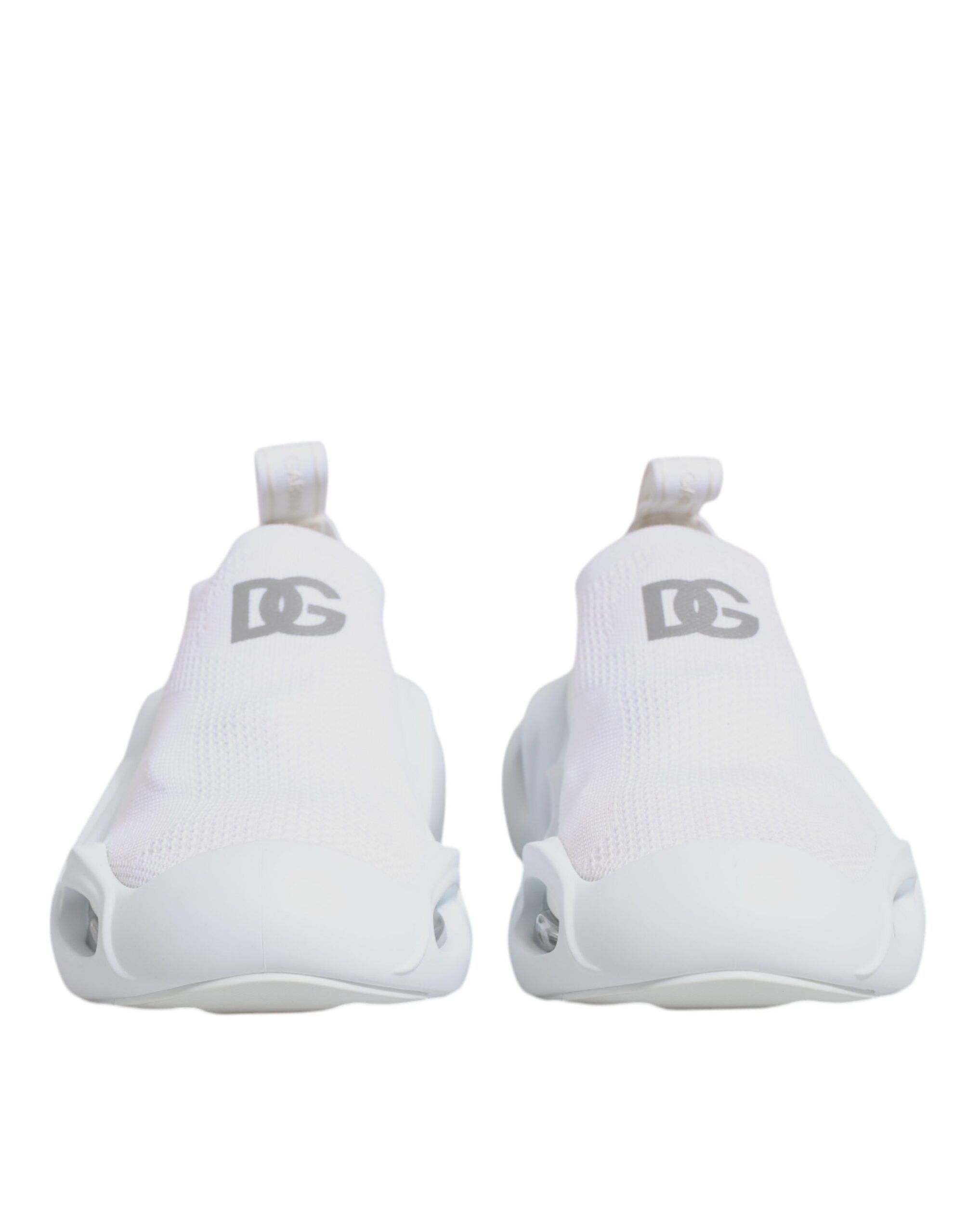 White Slip On Wave Low Top Sneakers Women's Shoes (Pre-Owned) - Dolce & Gabbana - Modalova