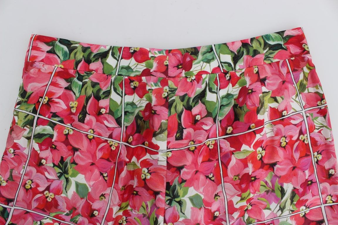 Floral Knee Capris Shorts Women's Pants - Dolce & Gabbana - Modalova