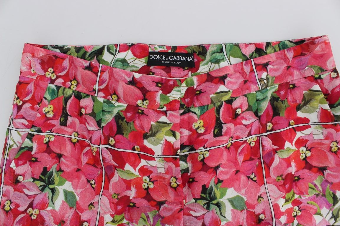 Floral Knee Capris Shorts Women's Pants - Dolce & Gabbana - Modalova