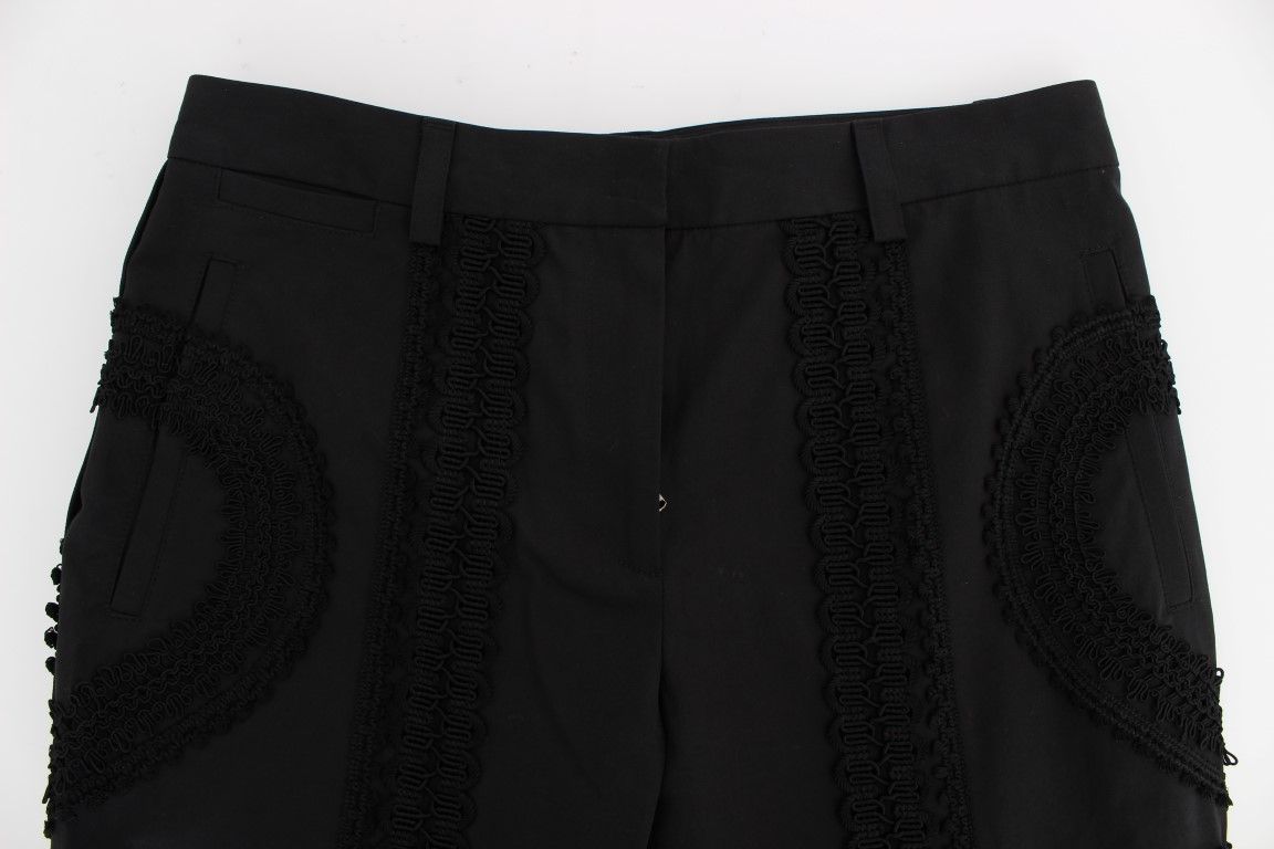 Cotton Stretch Torero Capris Women's Pants - Dolce & Gabbana - Modalova