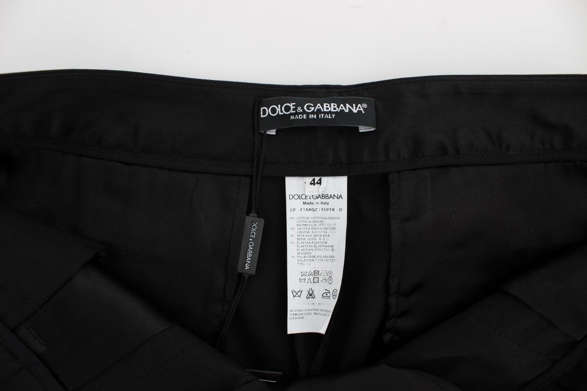 Cotton Stretch Torero Capris Women's Pants - Dolce & Gabbana - Modalova