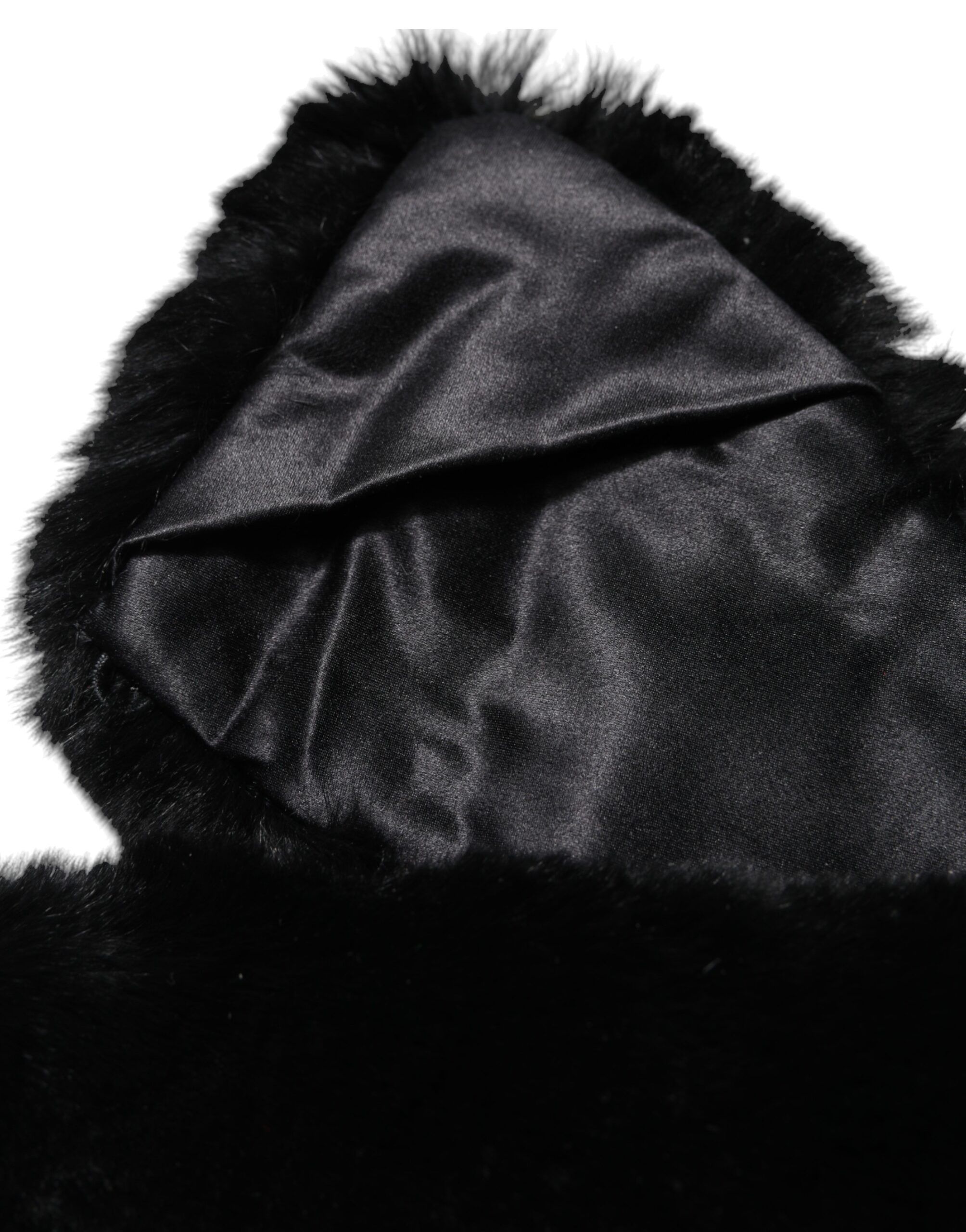 Lamb Fur Collar Women Neck Wrap Women's Scarf - Dolce & Gabbana - Modalova