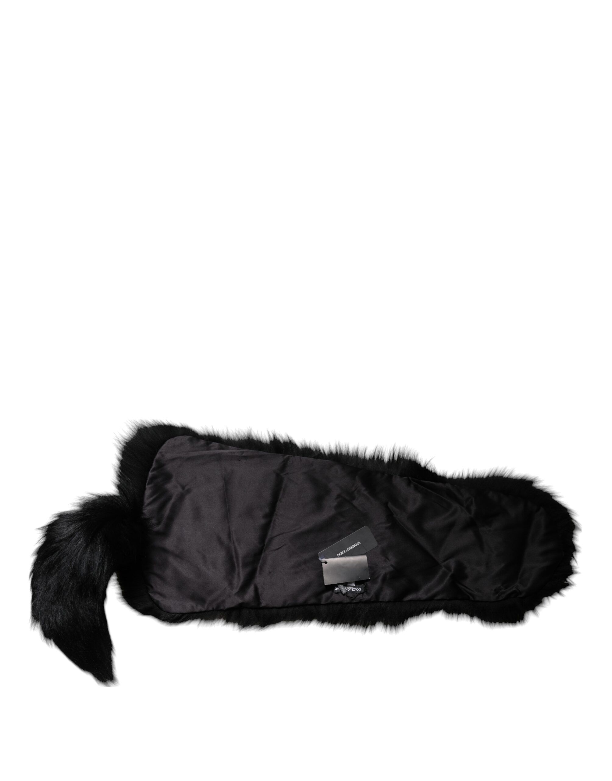 Fox Fur Neck Wrap Warmer Winter Women's Scarf - Dolce & Gabbana - Modalova