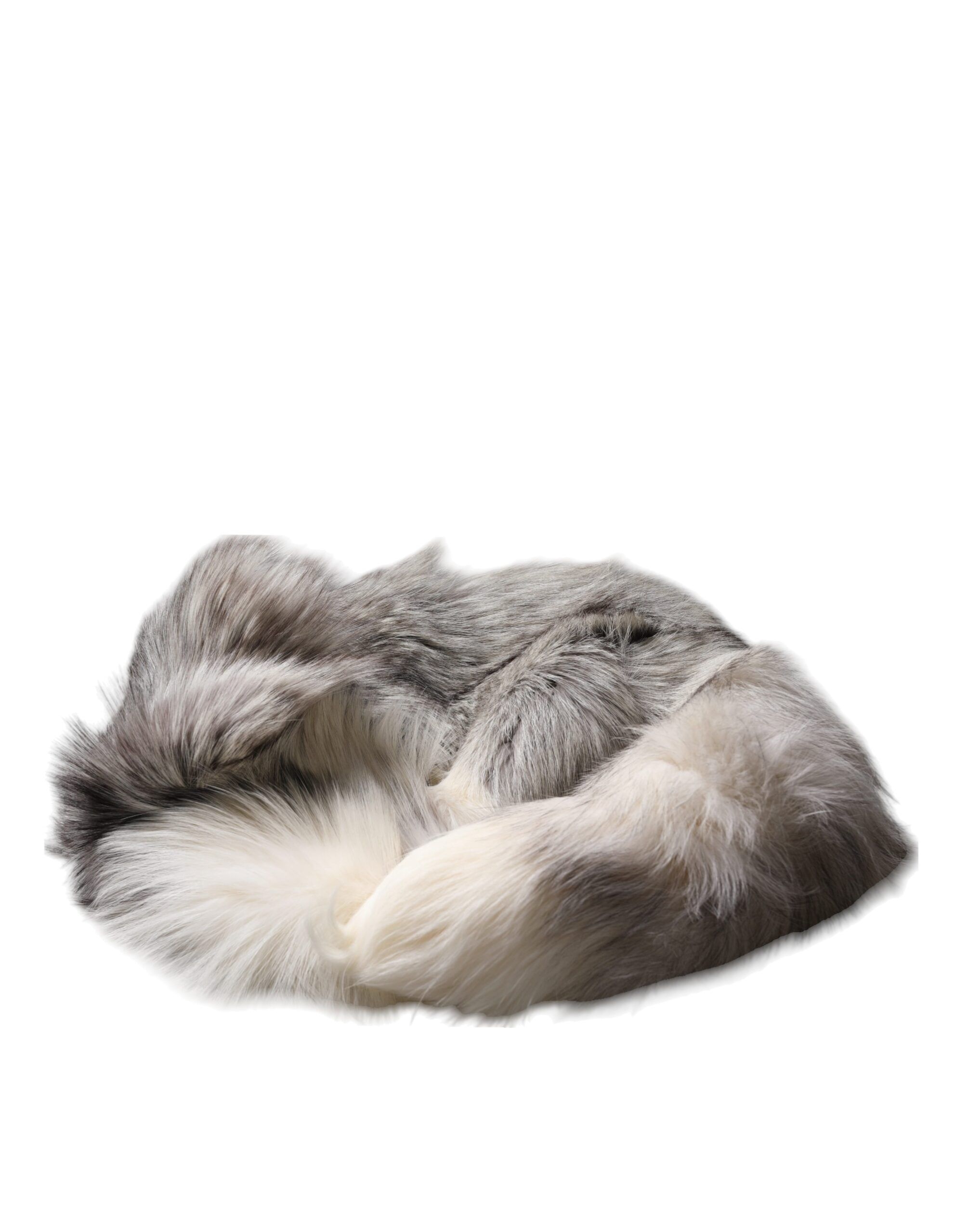 Fox Fur Neck Wrap Warmer Winter Women's Scarf - Dolce & Gabbana - Modalova