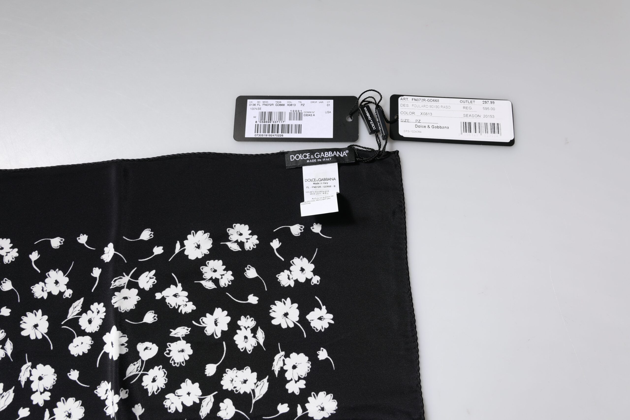 Floral Silk Square Wrap Shawl Women's Scarf - Dolce & Gabbana - Modalova