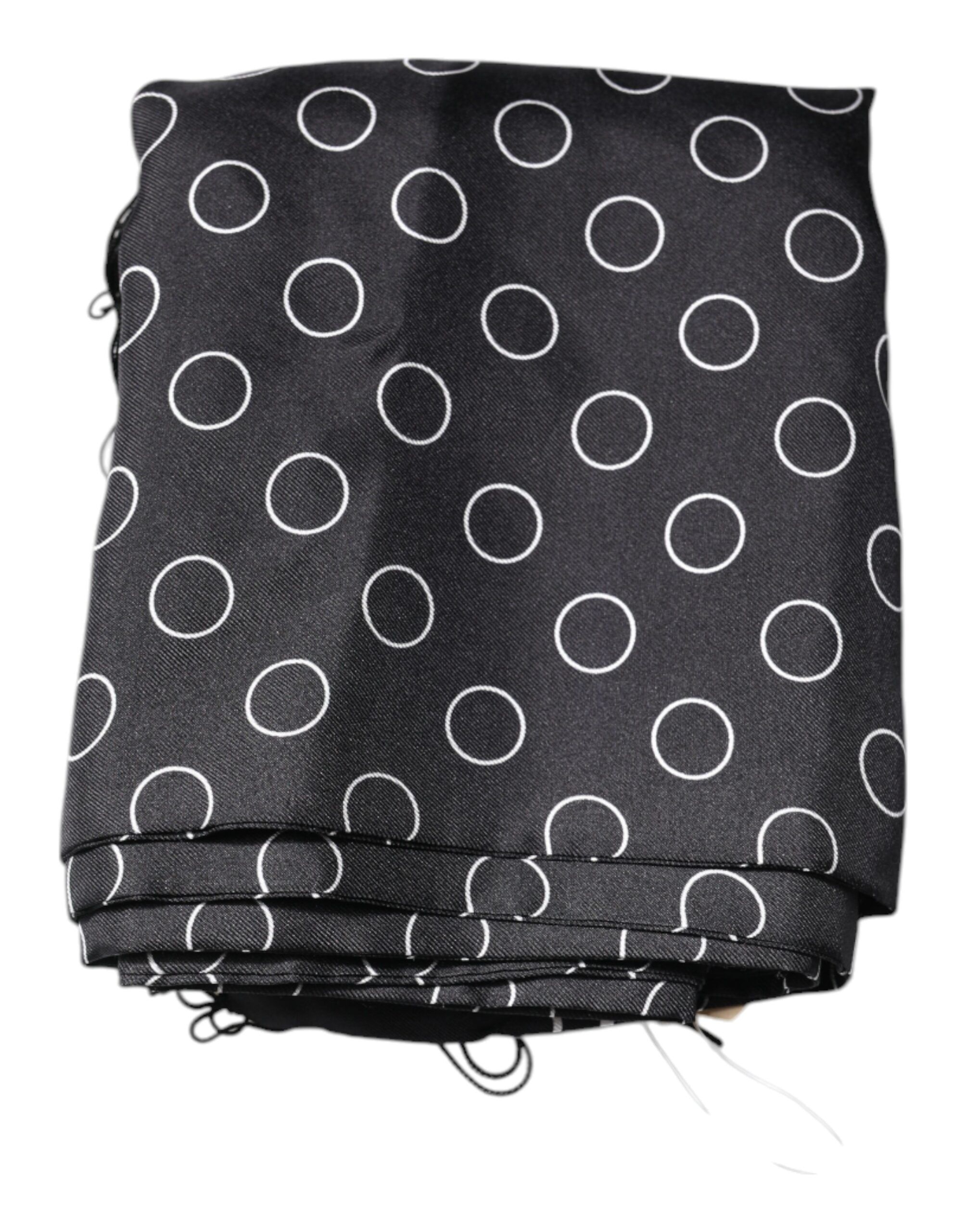 Circles Silk Fringes Shawl Wrap Men's Scarf (Pre-Owned) - Dolce & Gabbana - Modalova