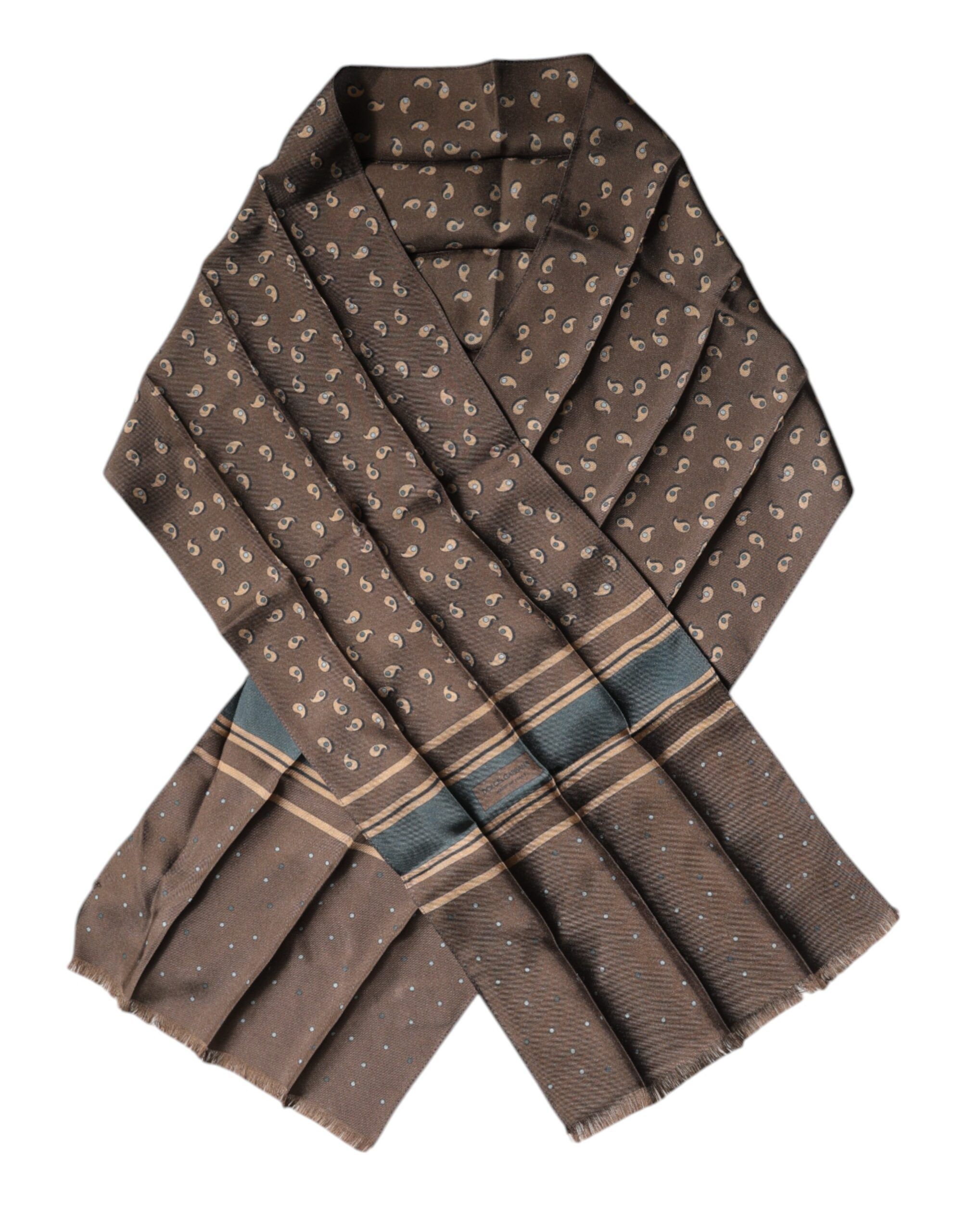 Fantasy Silk Neck Wrap Shawl Men's Scarf (Pre-Owned) - Dolce & Gabbana - Modalova