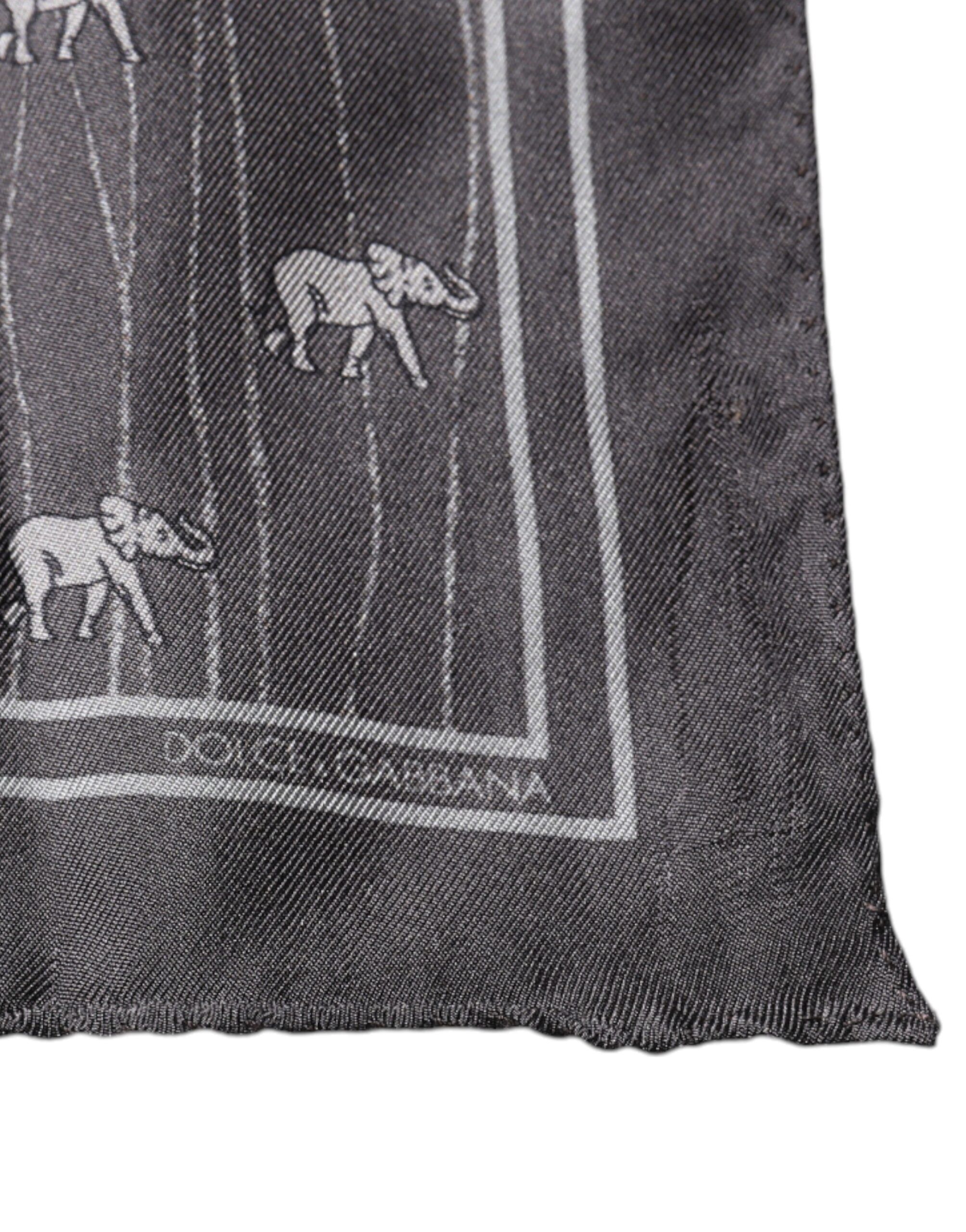Elephant Fantasy Handkerchief Women's Scarf - Dolce & Gabbana - Modalova
