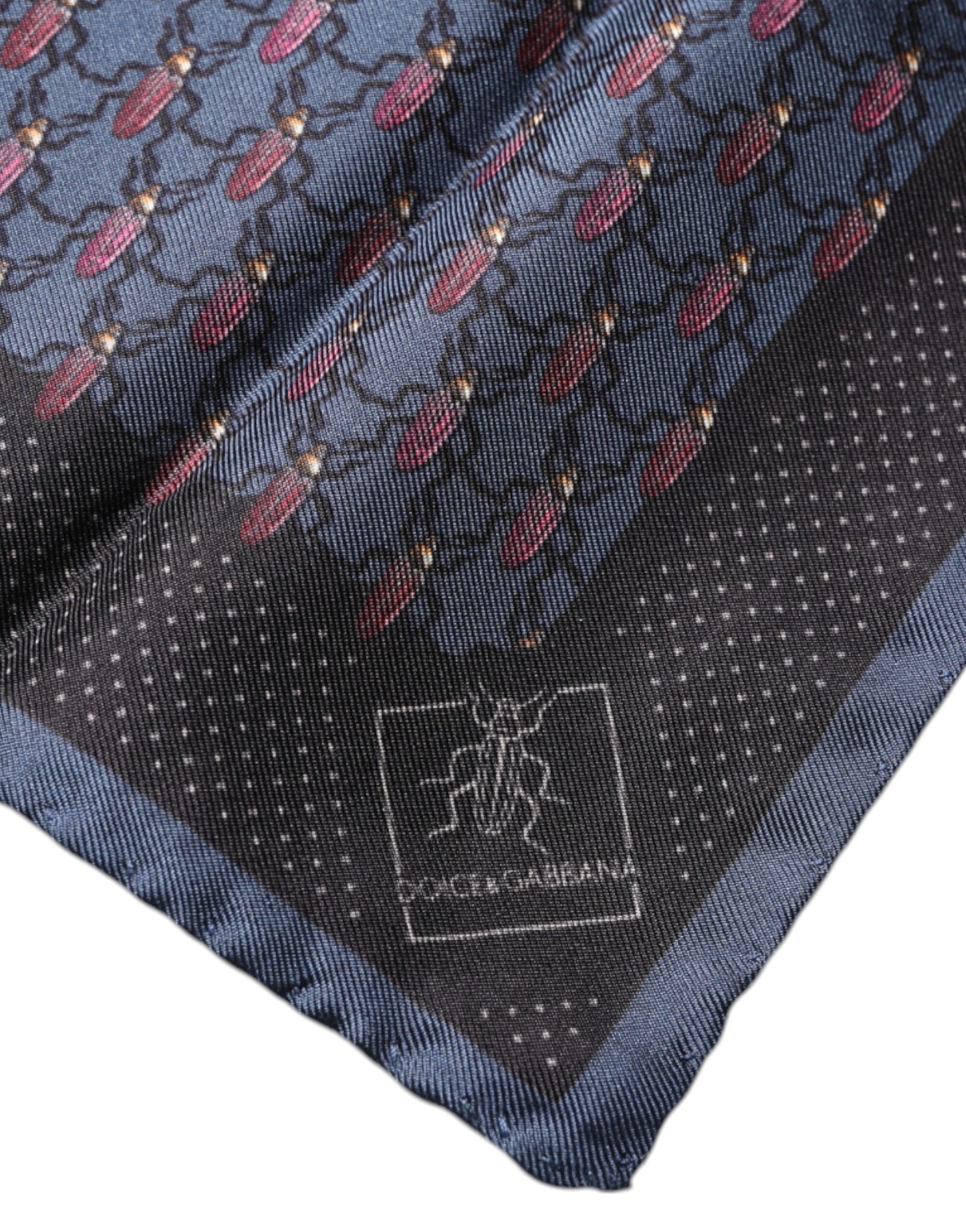 Dark Beetle Square Handkerchief Men's Scarf - Dolce & Gabbana - Modalova