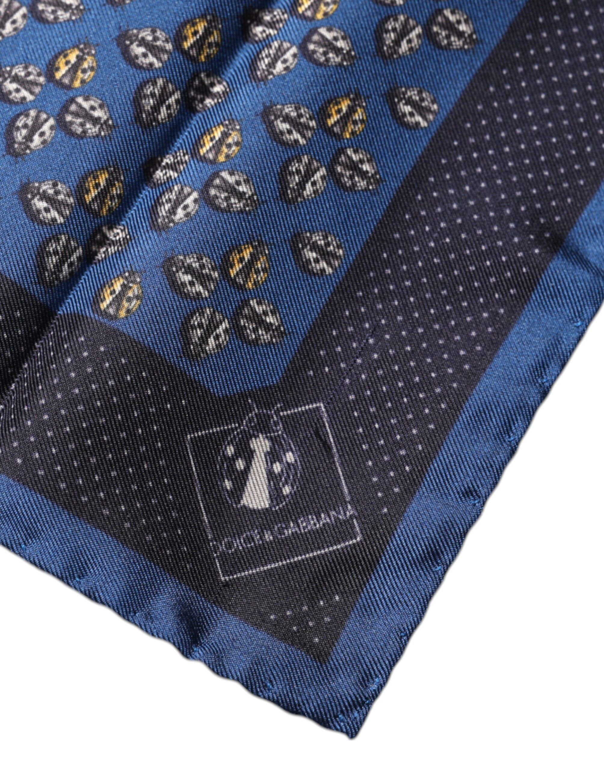Lady Bug Silk Square Handkerchief Men's Scarf (Pre-Owned) - Dolce & Gabbana - Modalova