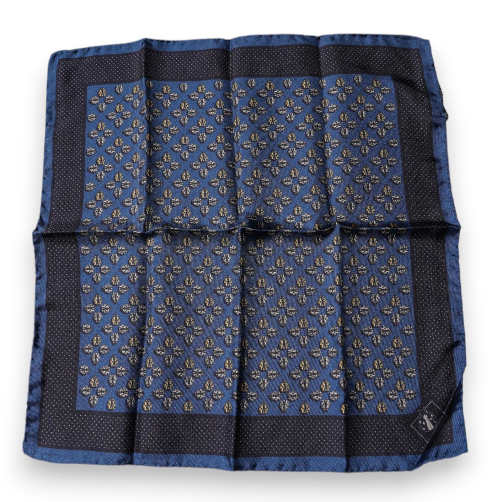 Lady Bug Silk Square Handkerchief Men's Scarf - Dolce & Gabbana - Modalova
