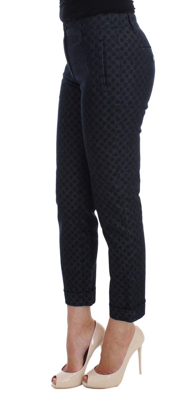 Polka Dotted Slim Capris Women's Jeans - Dolce & Gabbana - Modalova