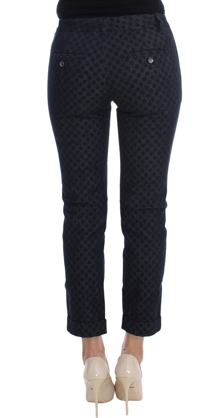 Polka Dotted Slim Capris Women's Jeans - Dolce & Gabbana - Modalova
