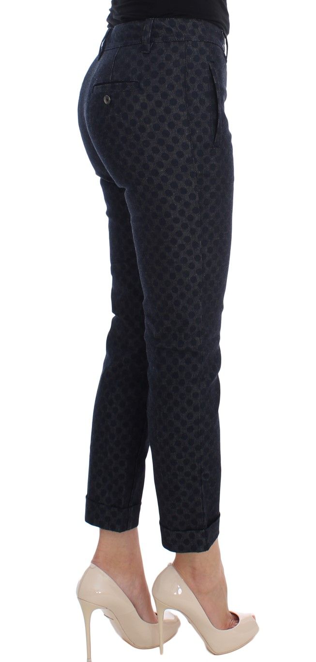 Polka Dotted Slim Capris Women's Jeans - Dolce & Gabbana - Modalova