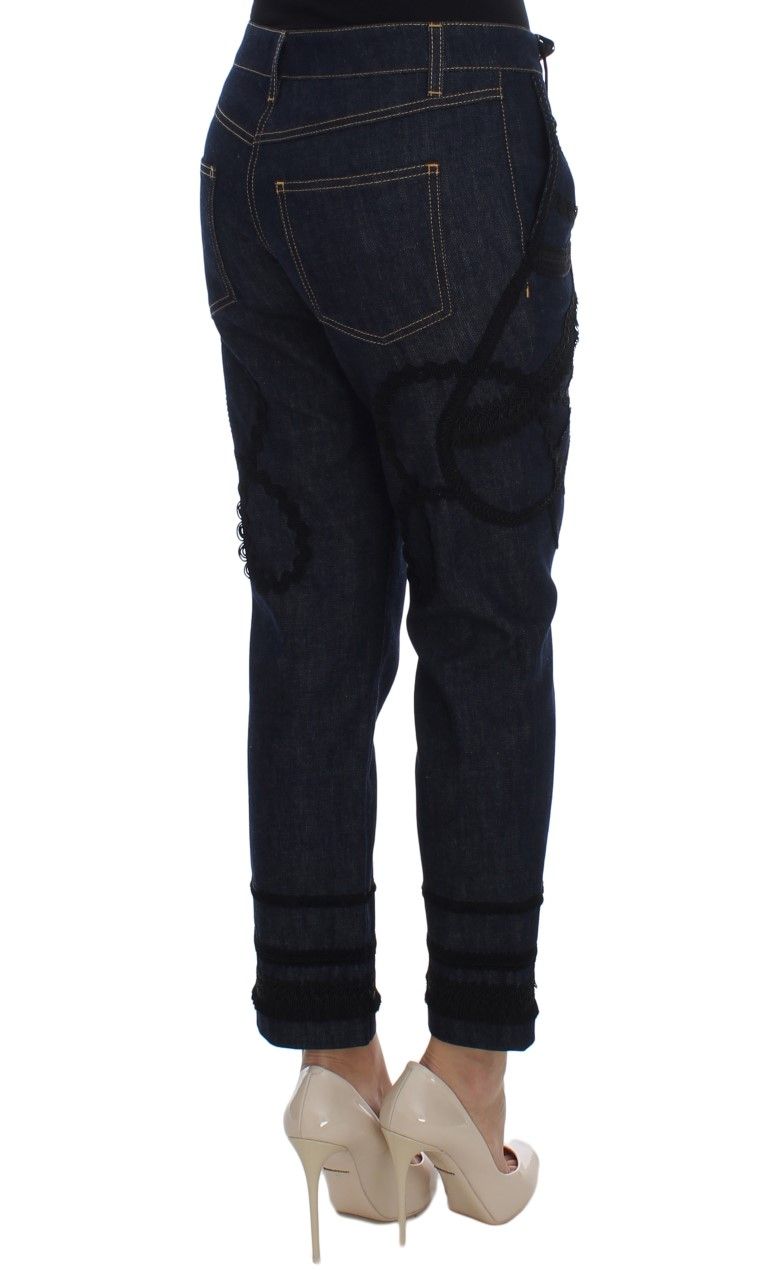 Denim Cotton CAPRI Torero Women's Jeans - Dolce & Gabbana - Modalova