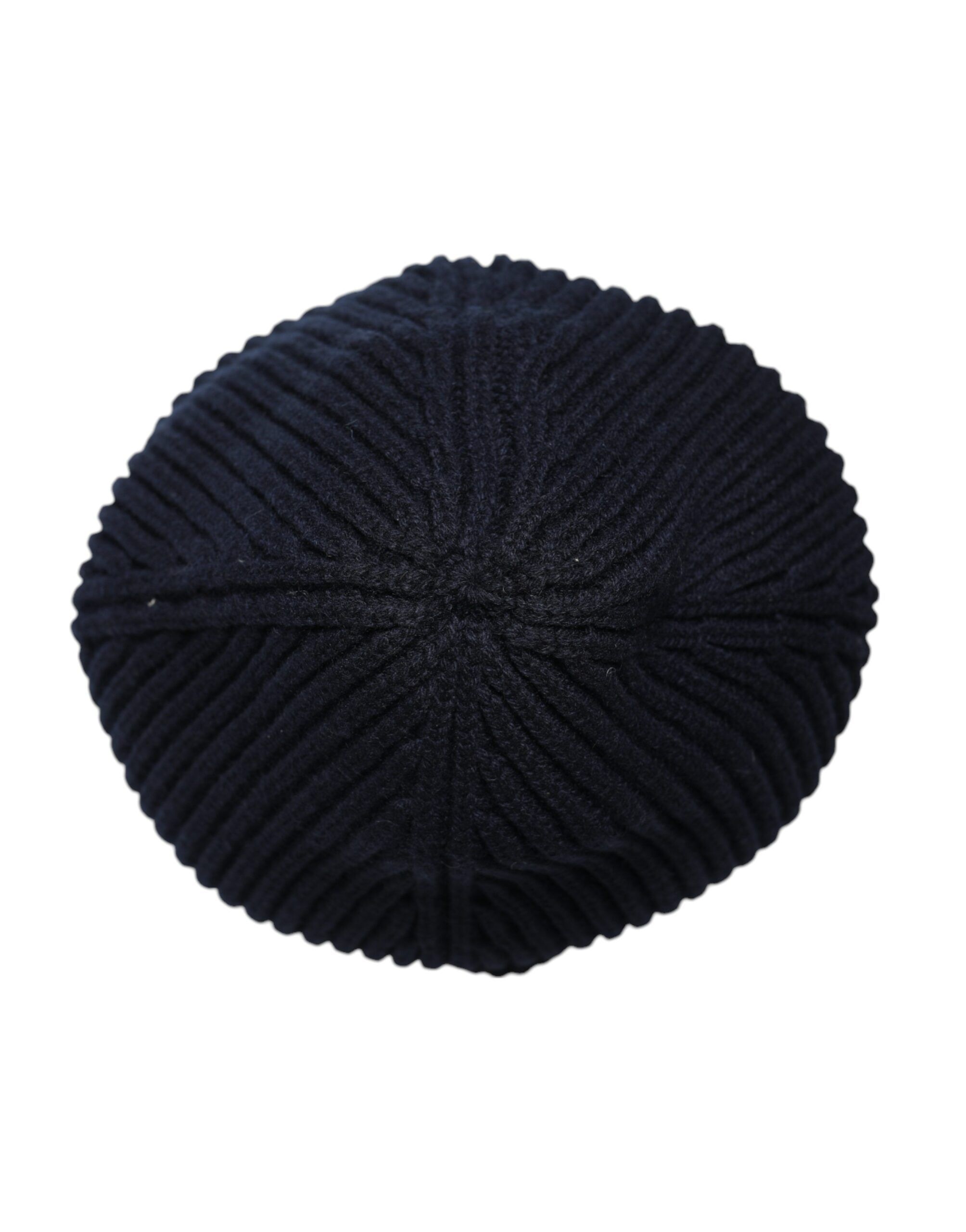 Blue Cashmere Knitted Winter Beanie Men's Hat - Dolce & Gabbana - Modalova