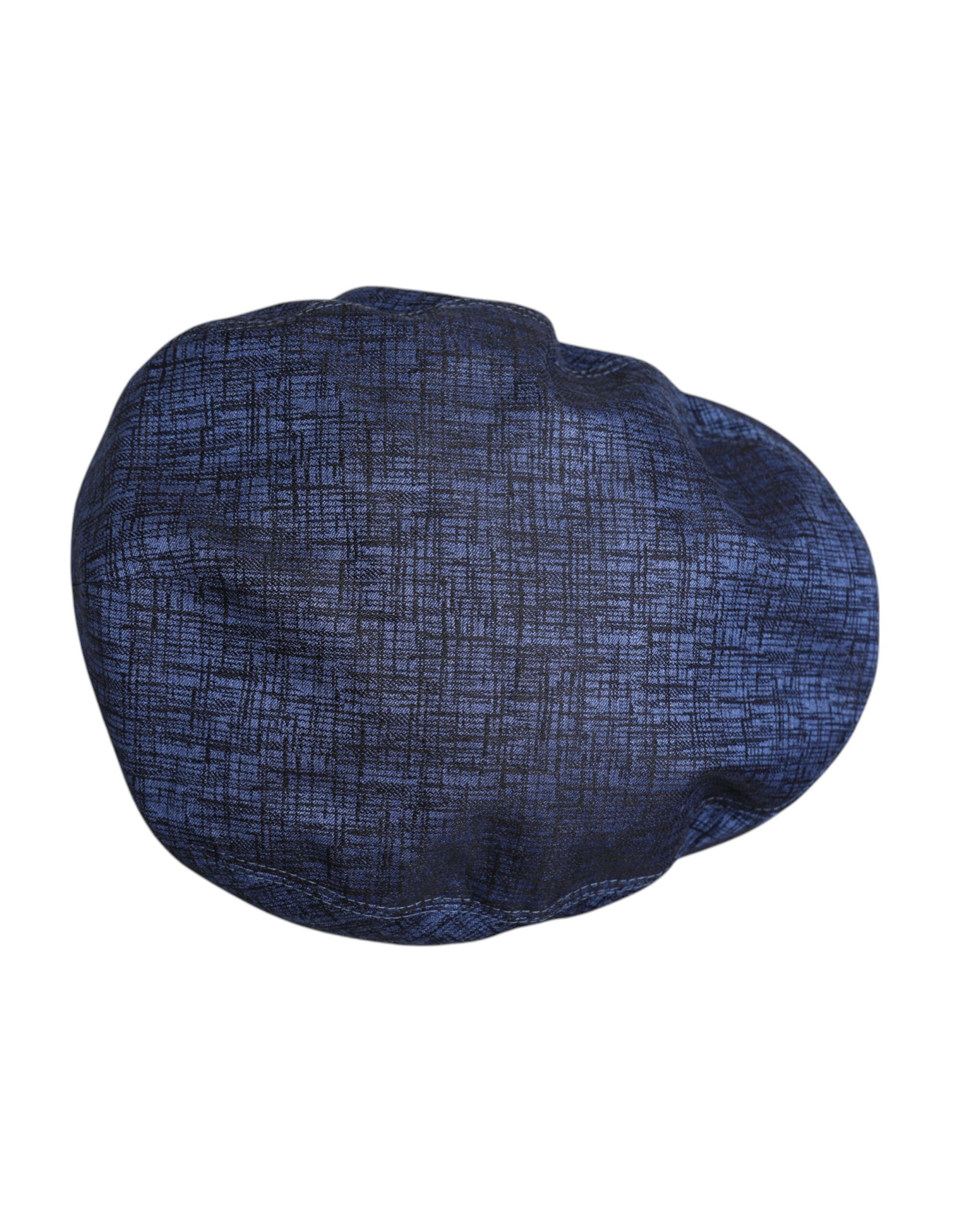 Cotton Stretch Newsboy Men's Hat - Dolce & Gabbana - Modalova