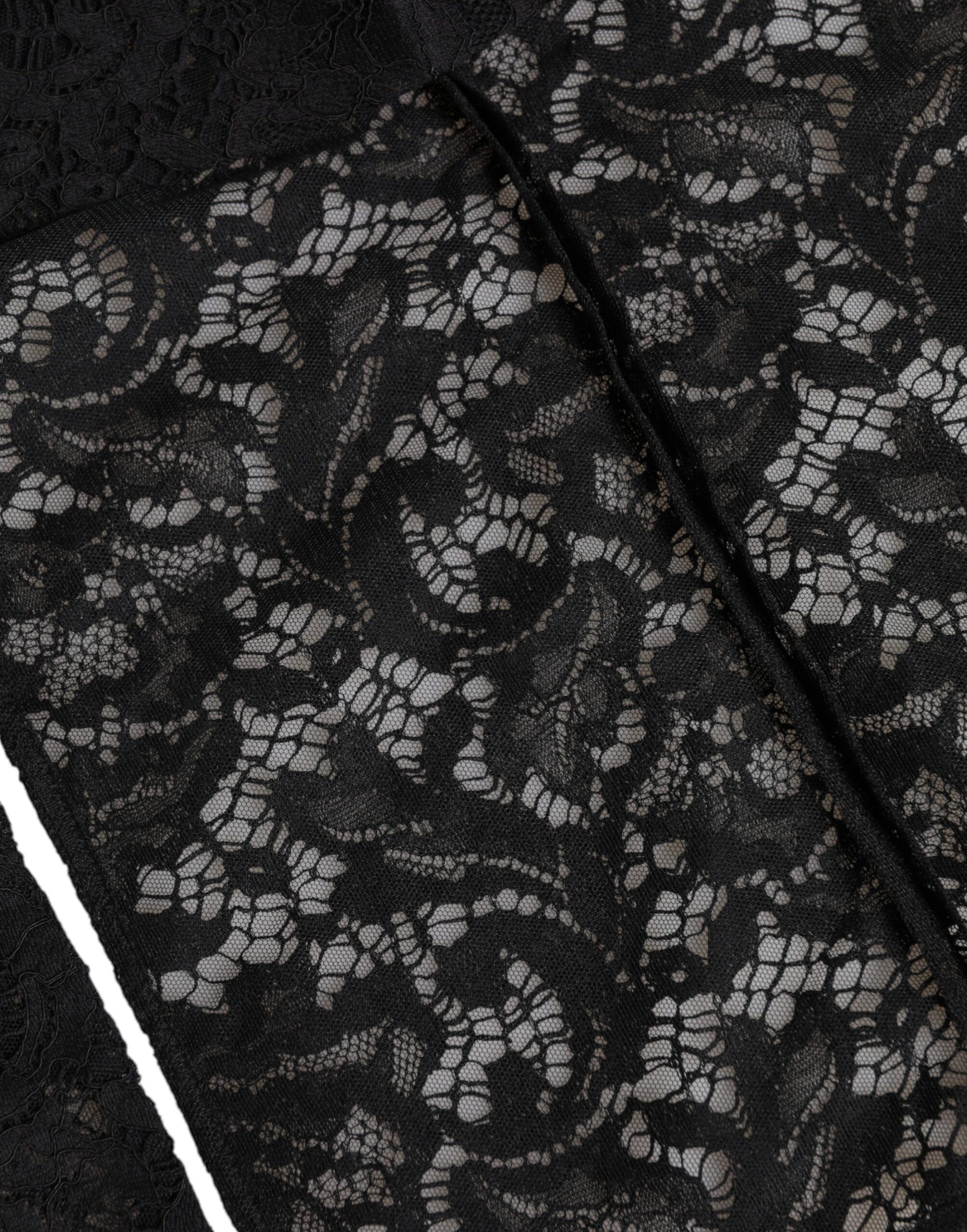 Floral Lace Whole Head Wrap Women's Hat - Dolce & Gabbana - Modalova