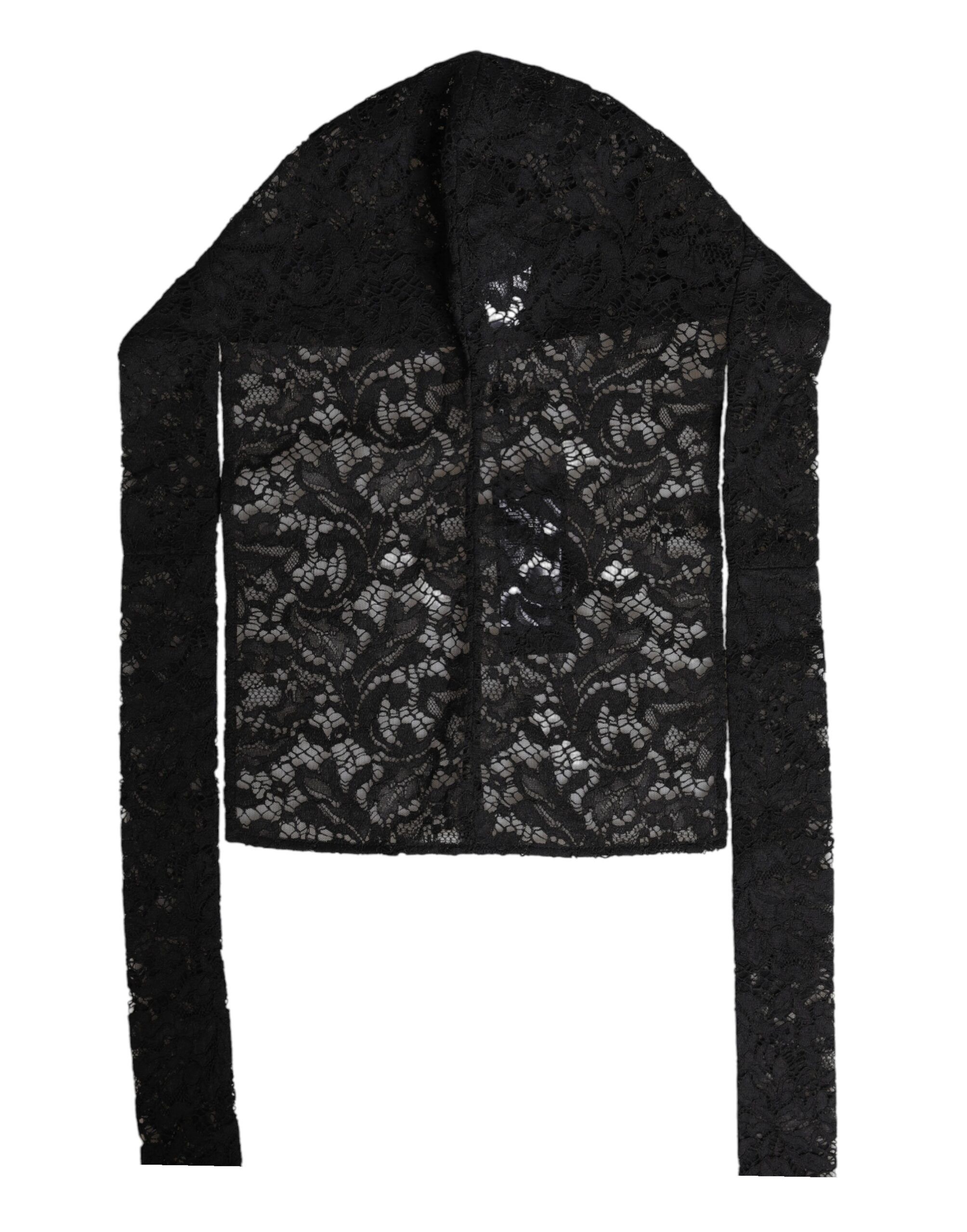 Floral Lace Whole Head Wrap Women's Hat - Dolce & Gabbana - Modalova