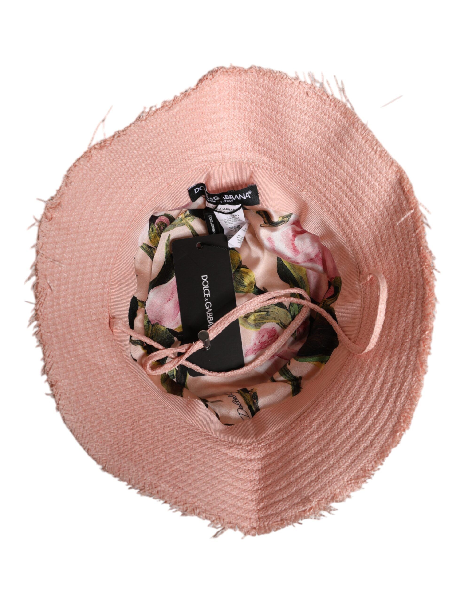 Cotton Wide Brim Bucket Women's Hat - Dolce & Gabbana - Modalova
