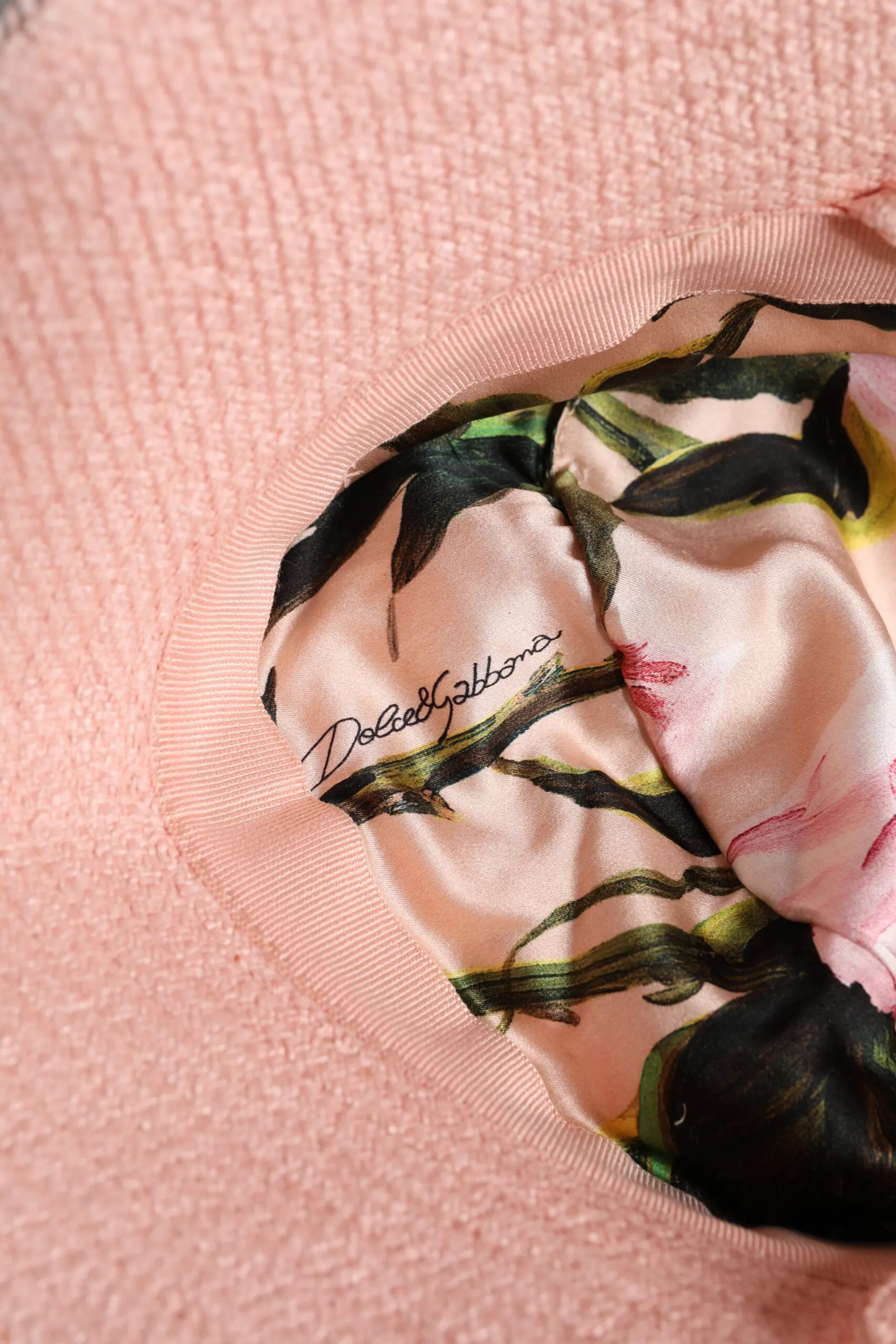 Cotton Wide Brim Bucket Women's Hat - Dolce & Gabbana - Modalova
