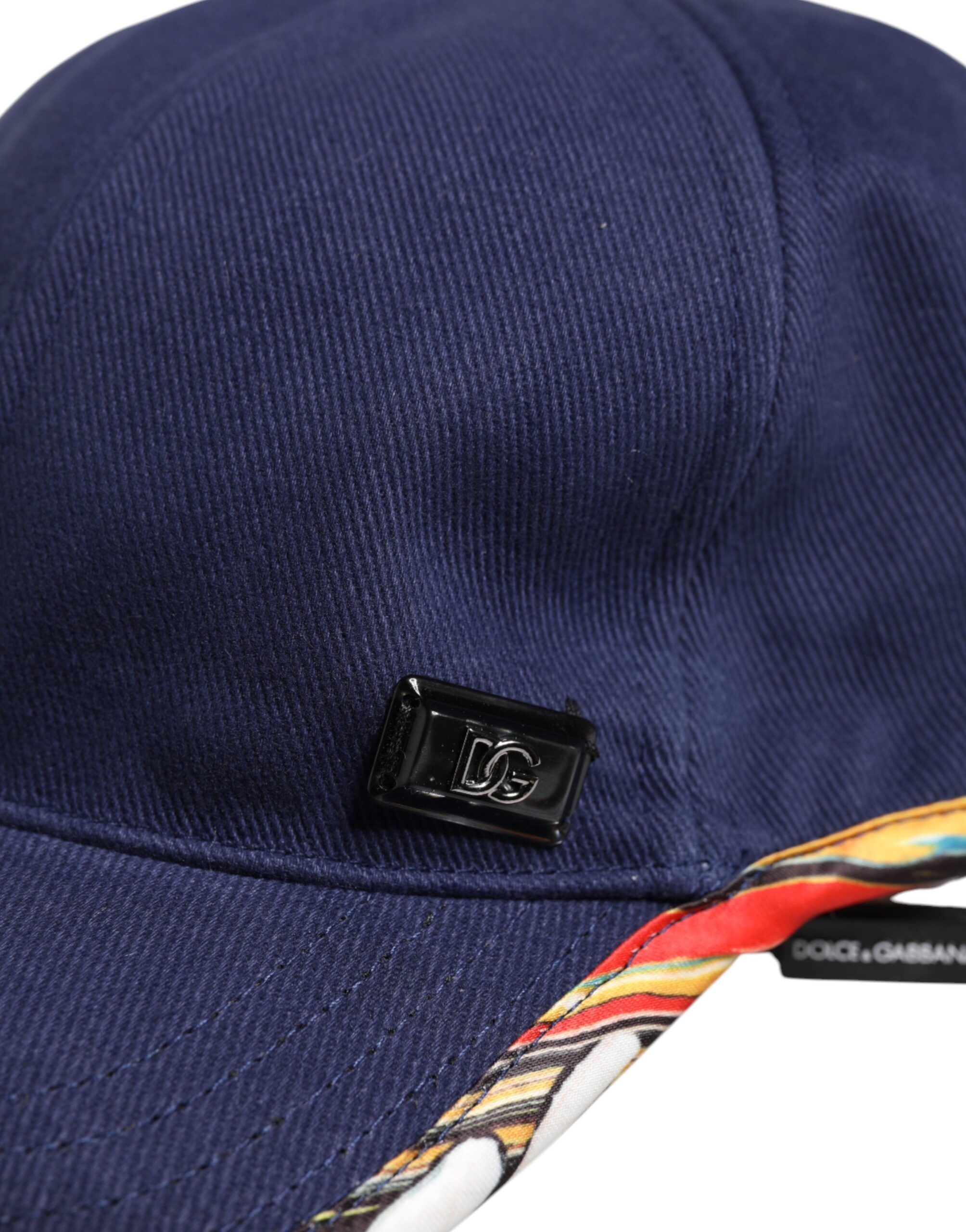 Cotton 6 Panels Baseball Men's Cap - Dolce & Gabbana - Modalova