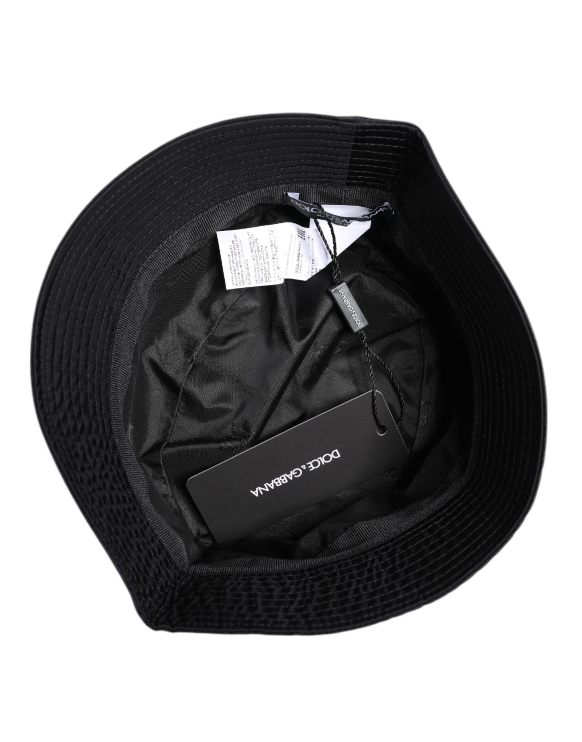 Cotton Wide Brim Bucket Men's Hat - Dolce & Gabbana - Modalova