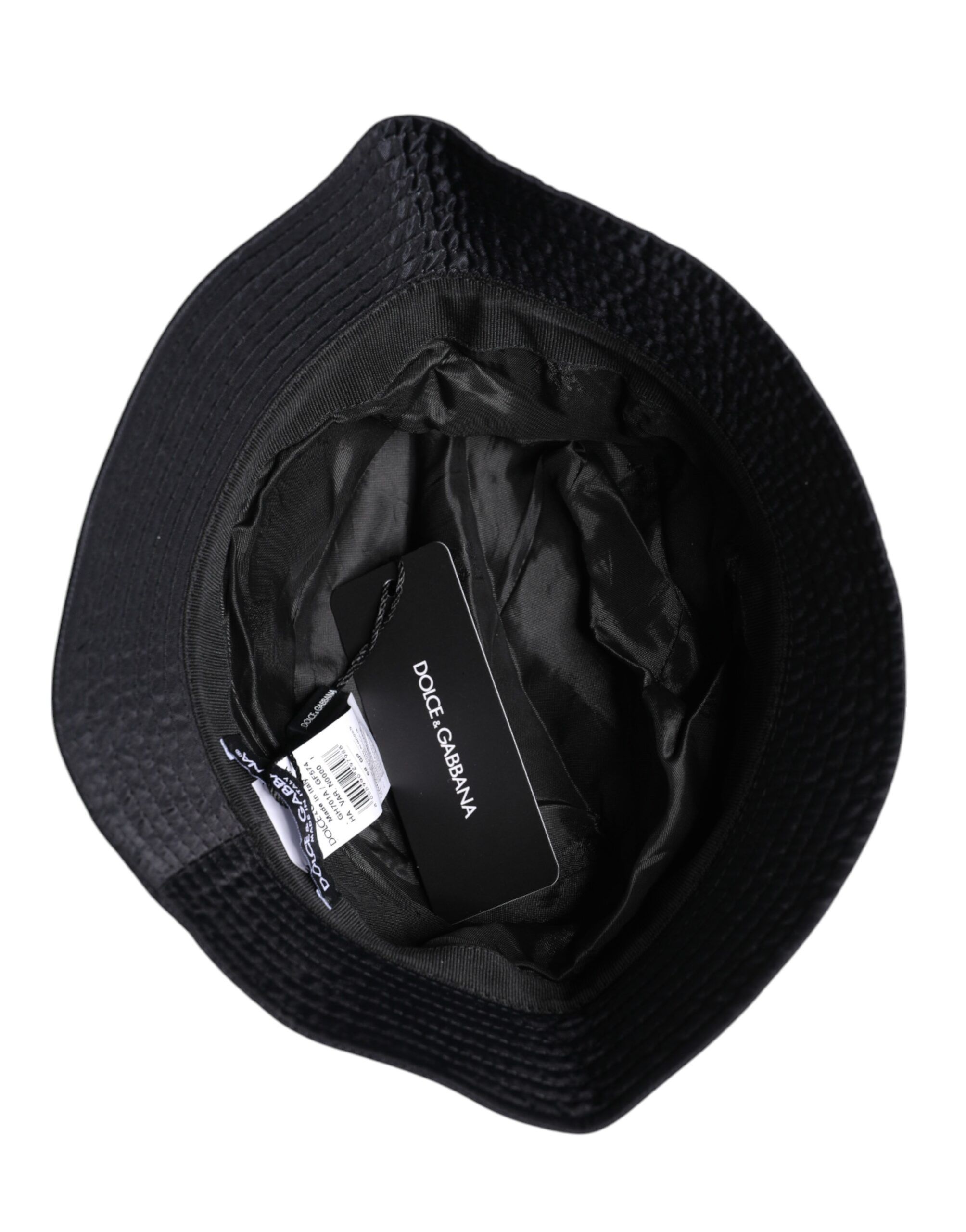 Cotton Wide Brim Bucket Men's Hat - Dolce & Gabbana - Modalova