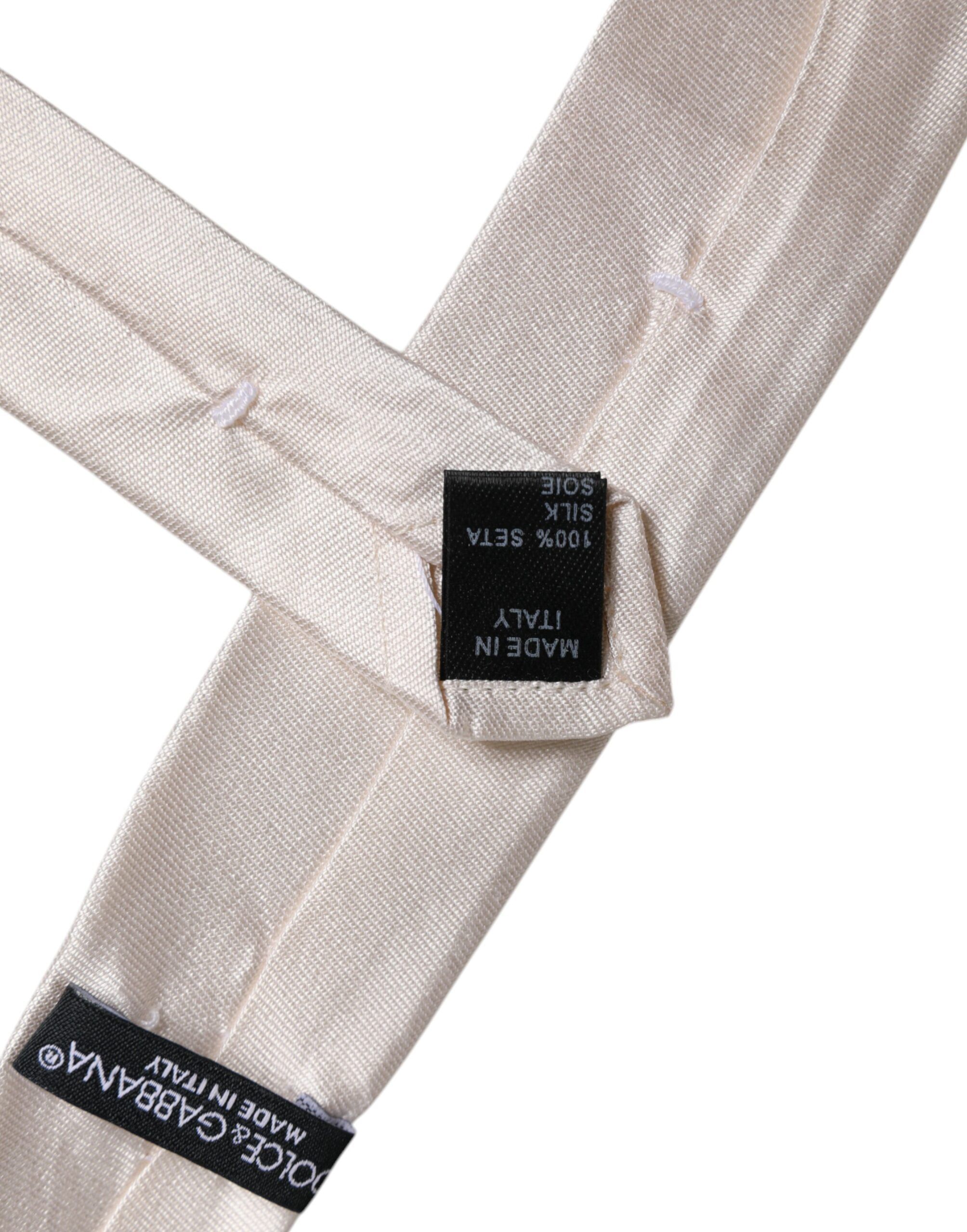 Solid Silk Adjustable NeckMen's Men's Tie - Dolce & Gabbana - Modalova