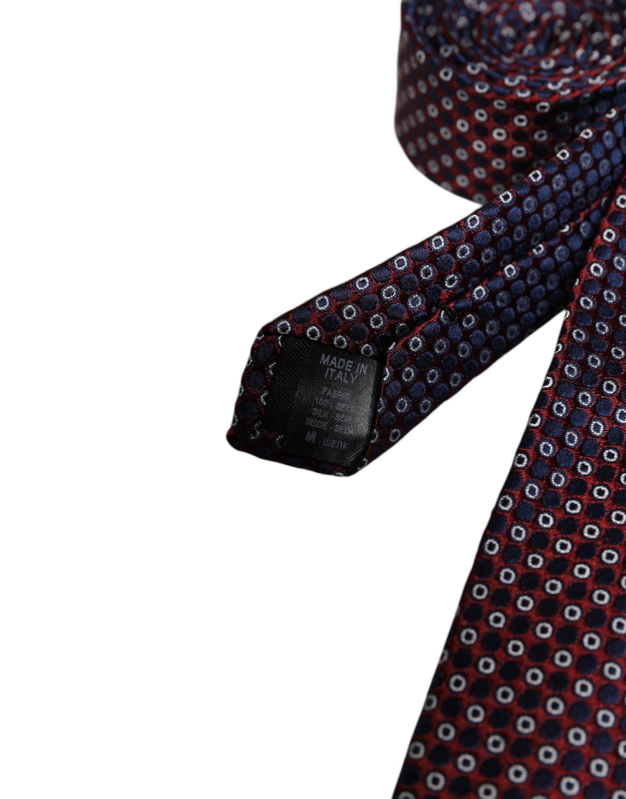 Blue Circles Silk Adjustable NeckMen's Men's Tie (Pre-Owned) - Dolce & Gabbana - Modalova