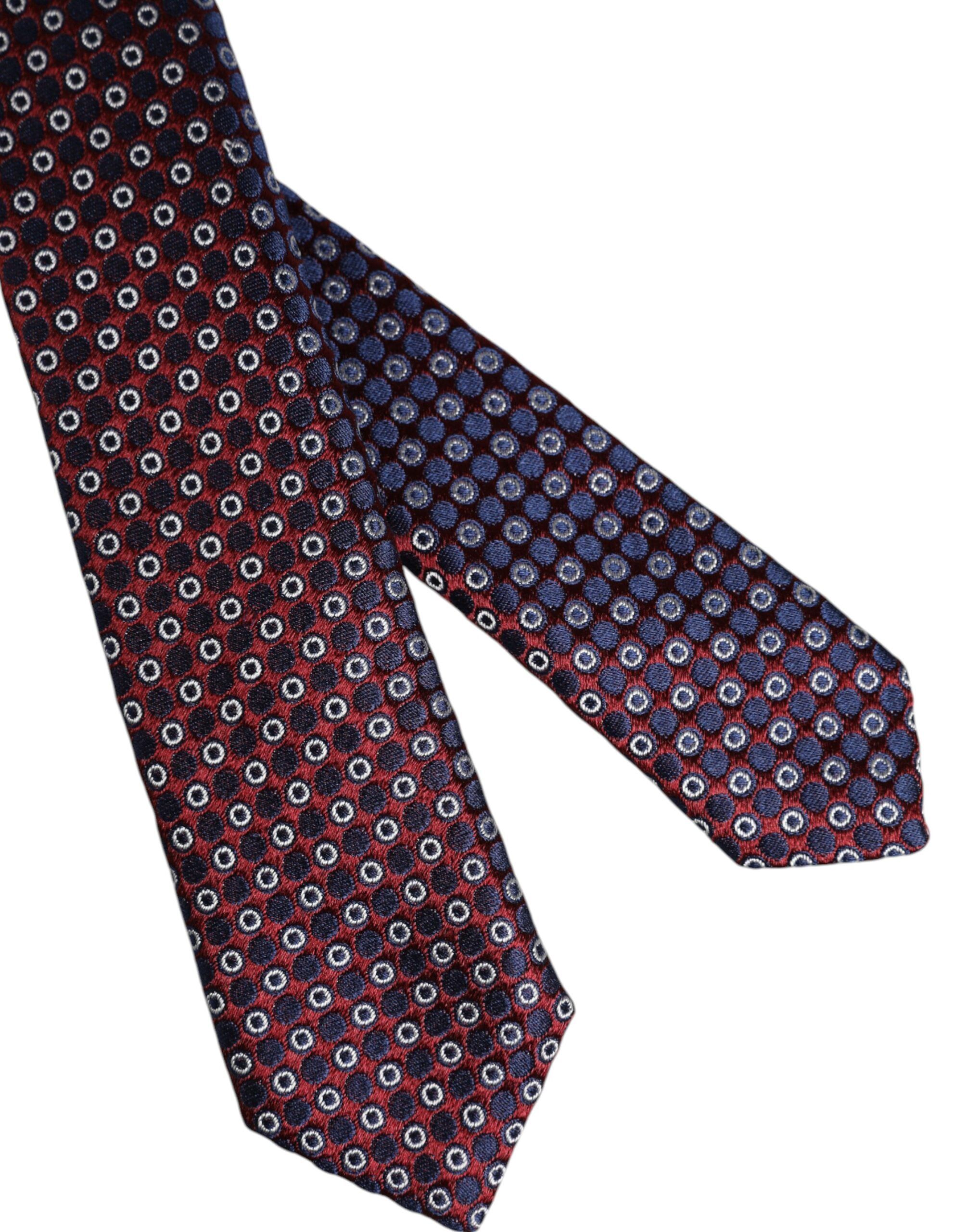Blue Circles Silk Adjustable NeckMen's Men's Tie (Pre-Owned) - Dolce & Gabbana - Modalova