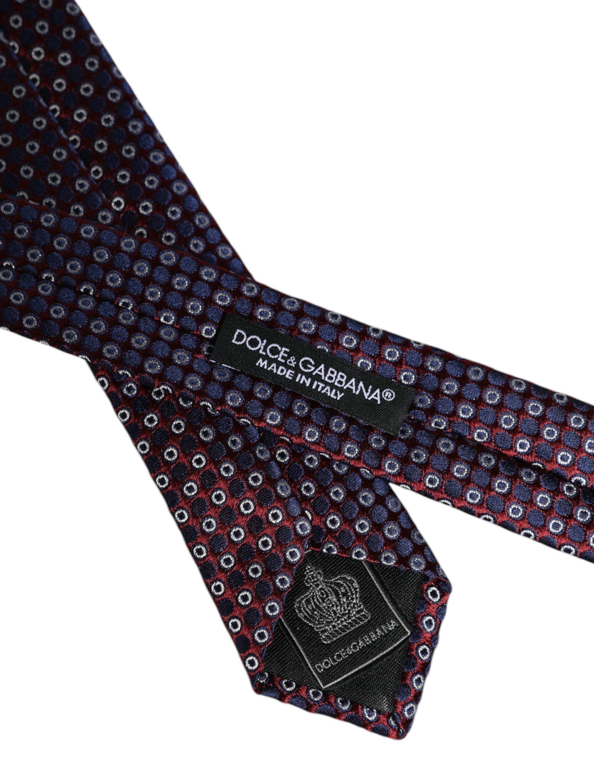 Blue Circles Silk Adjustable NeckMen's Men's Tie (Pre-Owned) - Dolce & Gabbana - Modalova
