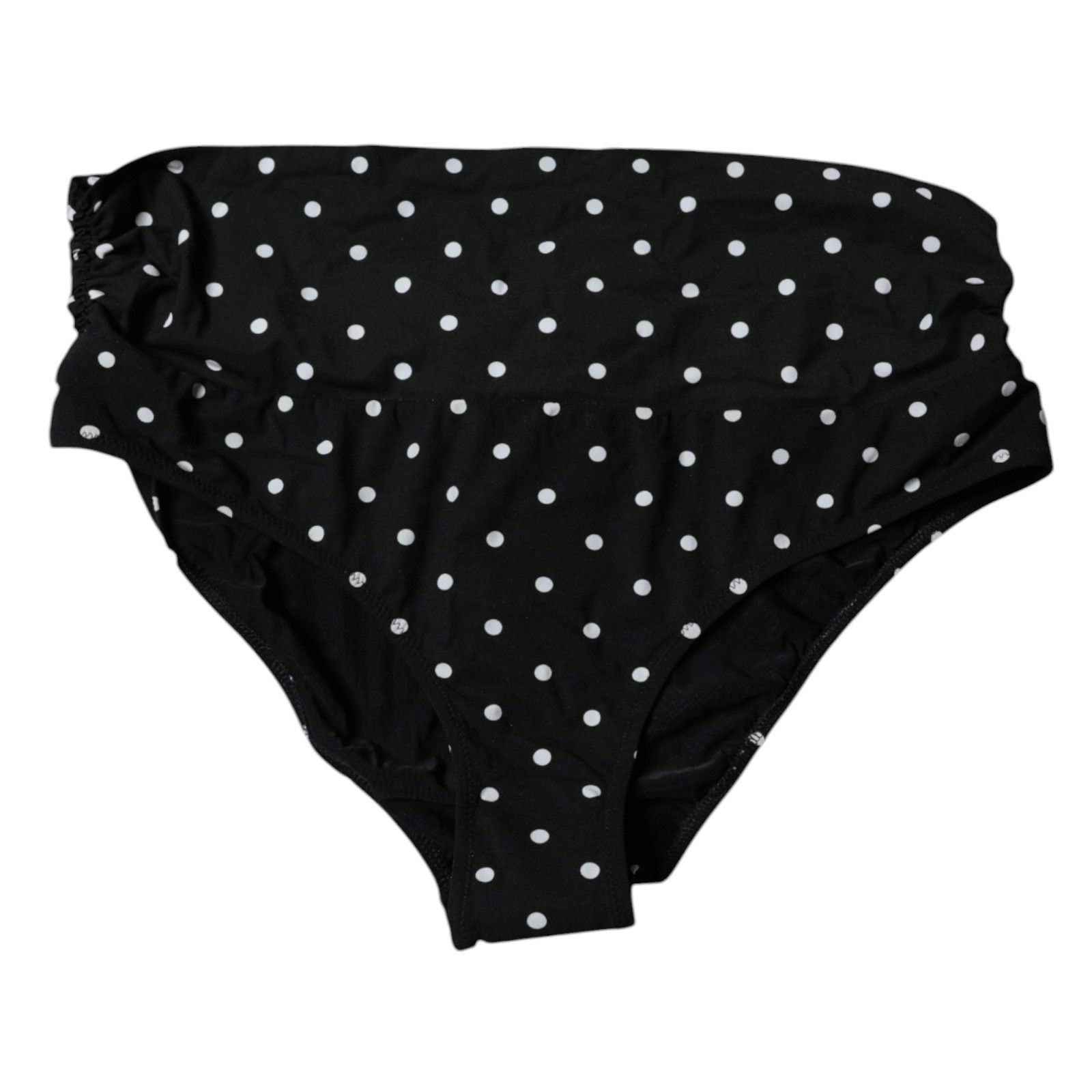 Black Polka Dot Swimsuit Bikini Bottom Women's Swimwear - Dolce & Gabbana - Modalova