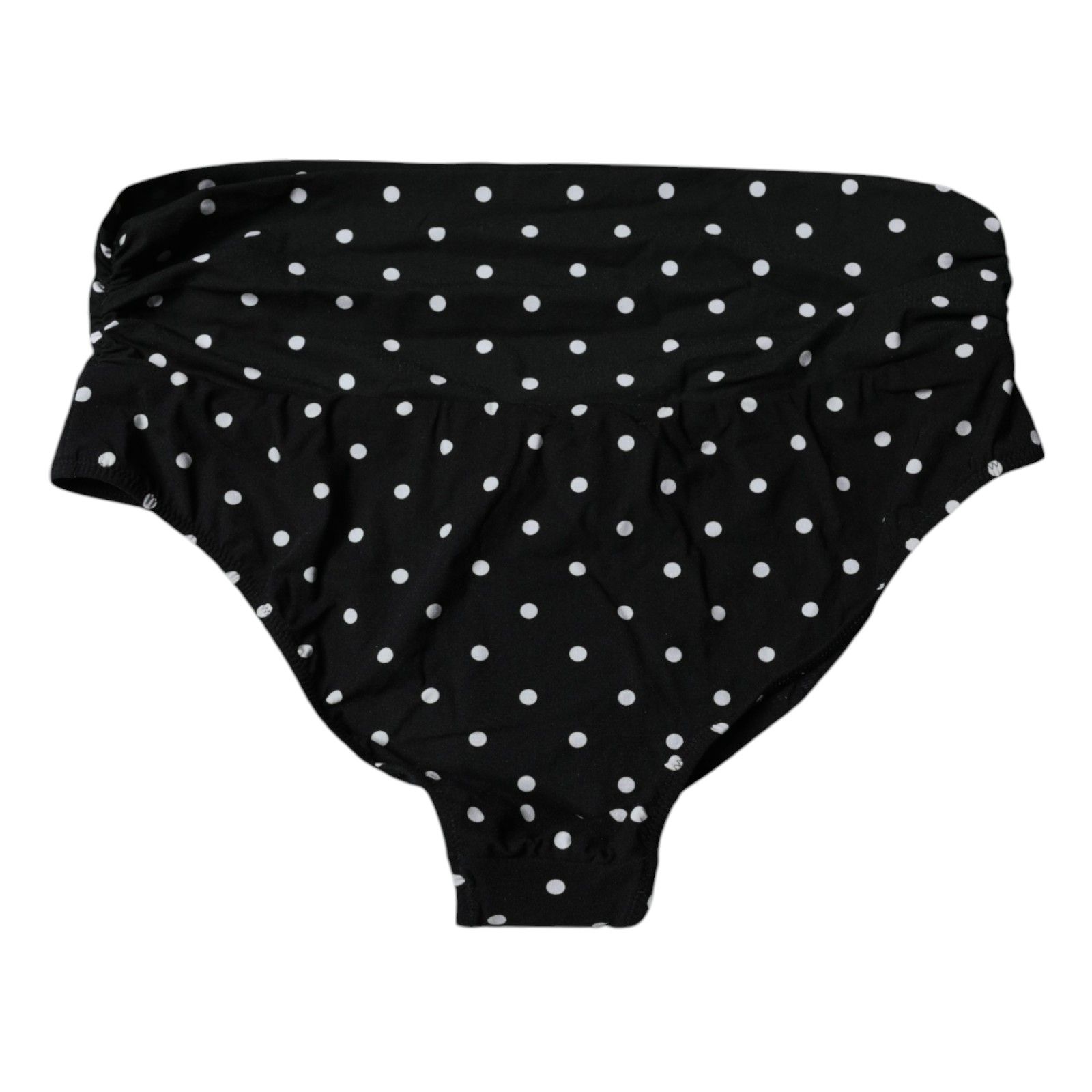 Black Polka Dot Swimsuit Bikini Bottom Women's Swimwear - Dolce & Gabbana - Modalova