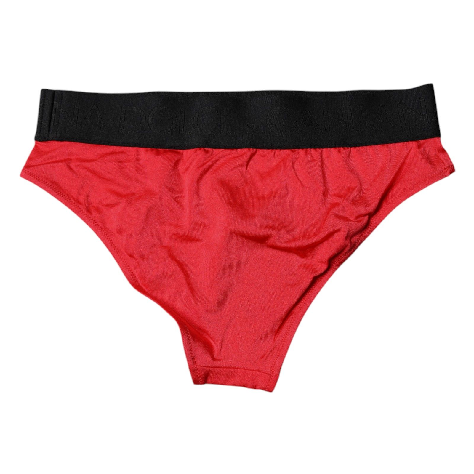 Red Nylon Stretch Mid Waist Panty Women's Underwear - Dolce & Gabbana - Modalova