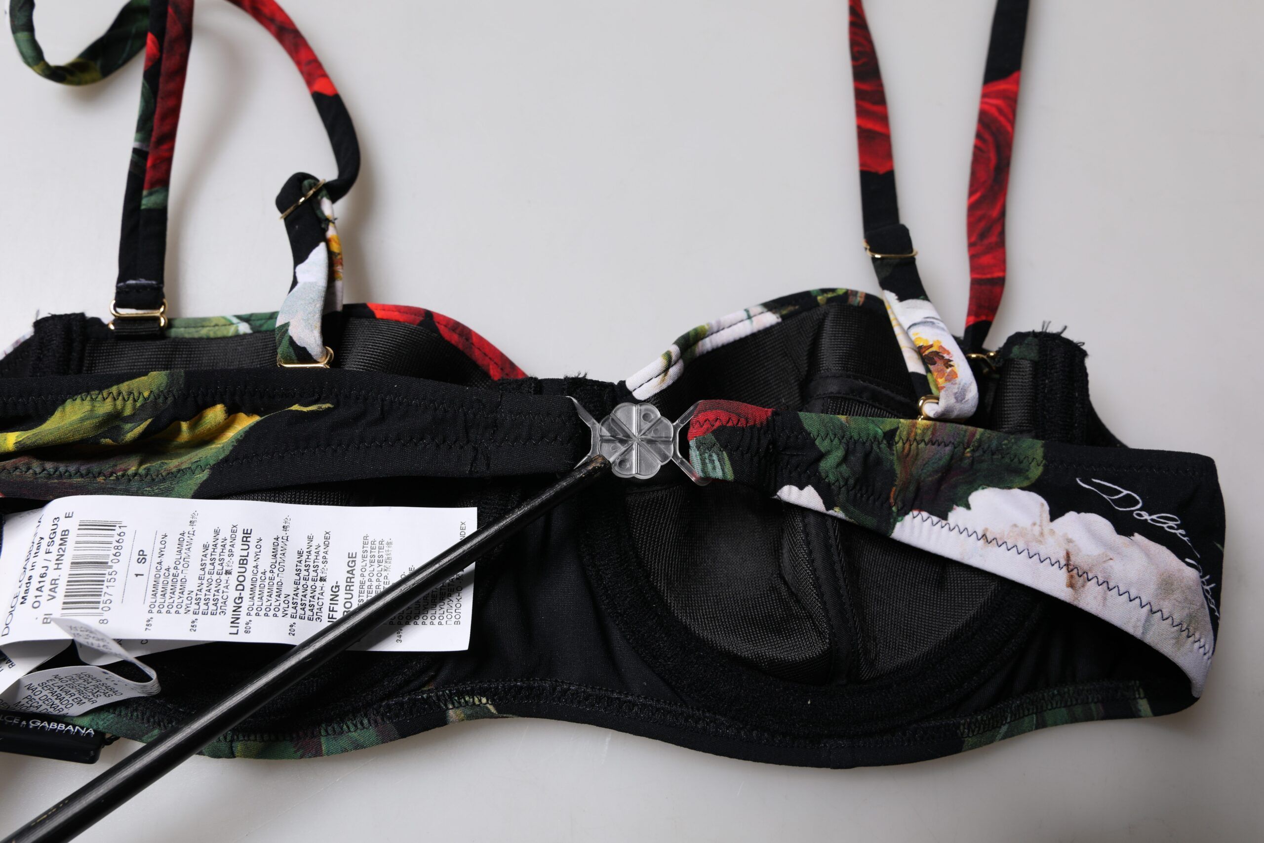 Floral Print Nylon Balconcino Bra Women's Underwear (Pre-Owned) - Dolce & Gabbana - Modalova