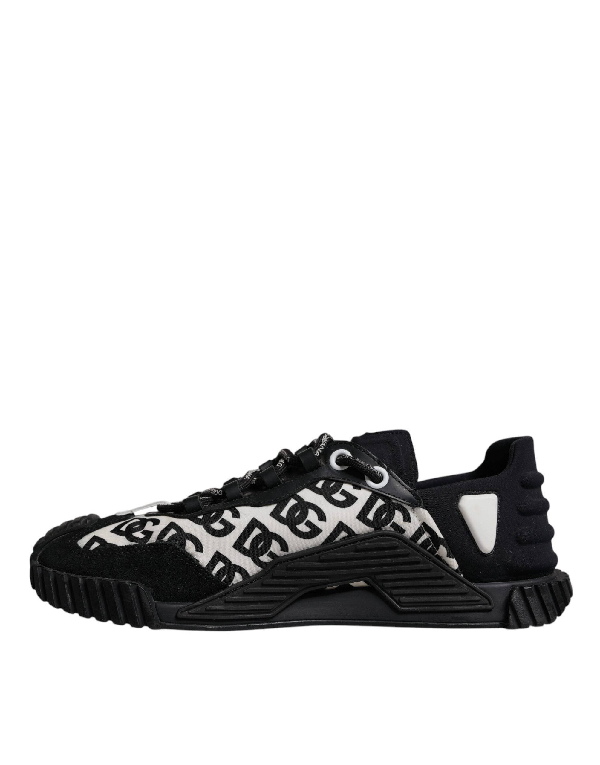 Black Logo Lace Up Low Top NS1 Sneakers Men's Shoes (Pre-Owned) - Dolce & Gabbana - Modalova