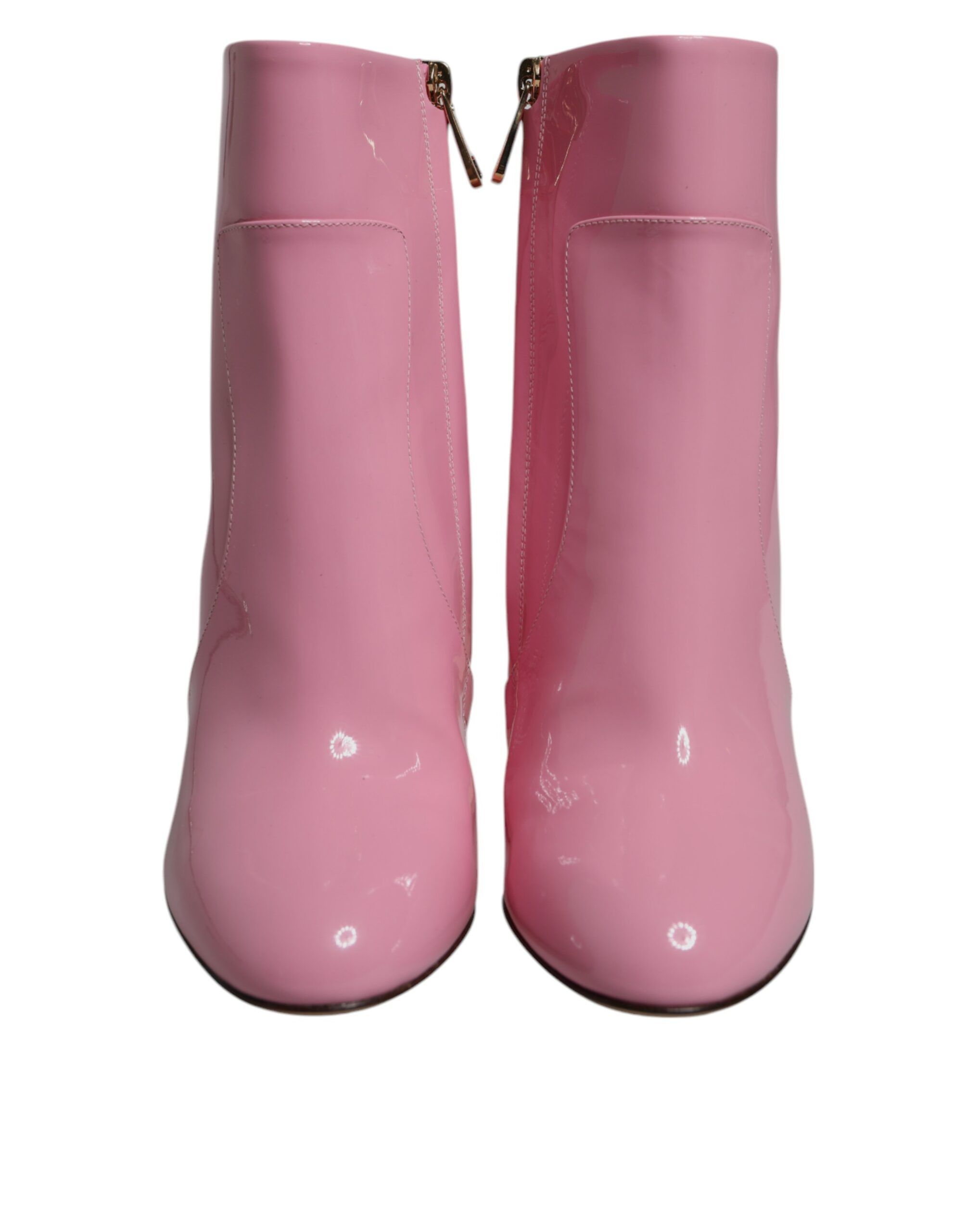 Patent Leather Heel Mid Calf Boots Women's Shoes (Pre-Owned) - Dolce & Gabbana - Modalova