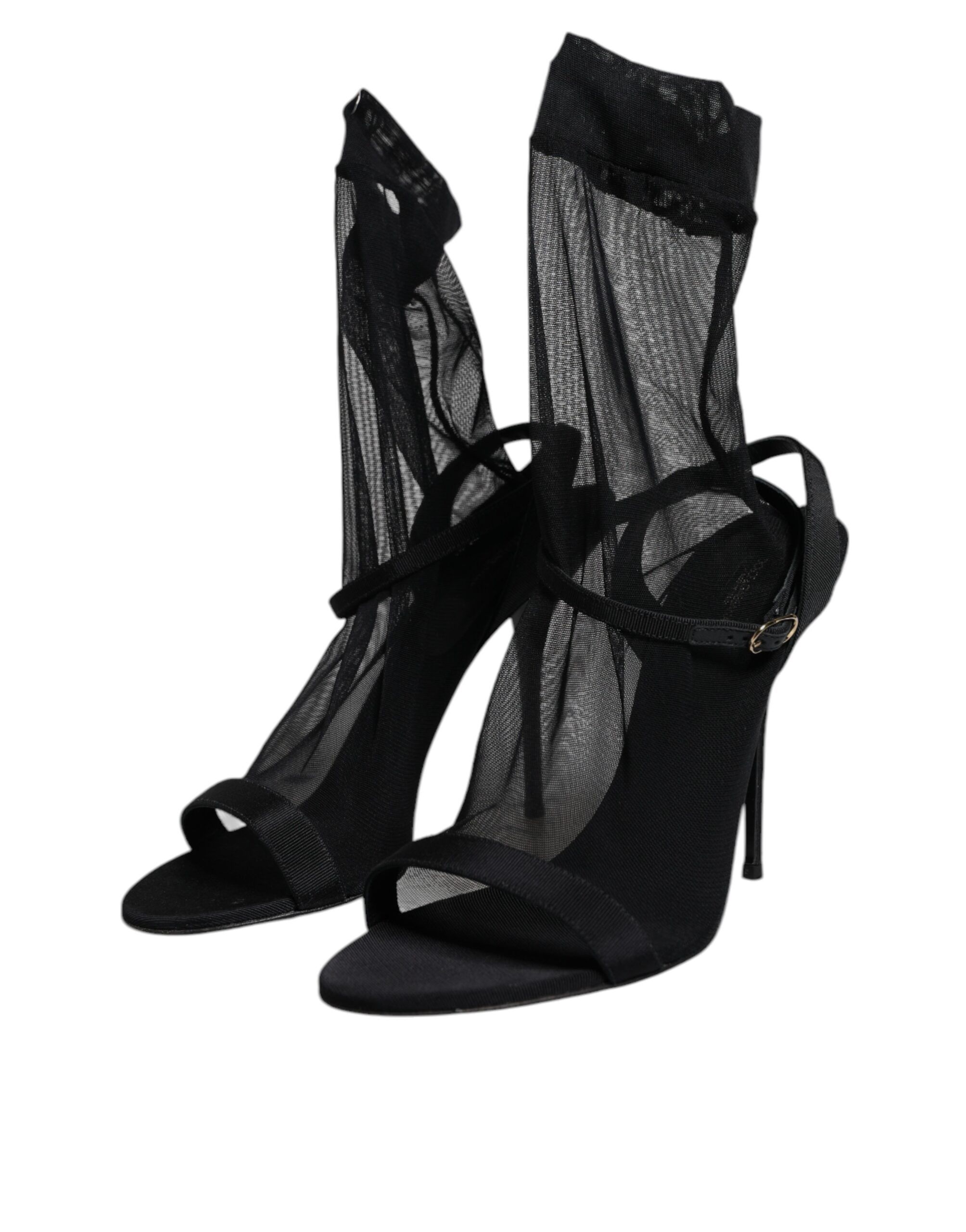 Tulle Stretch Heels Sandals Women's Shoes (Pre-Owned) - Dolce & Gabbana - Modalova