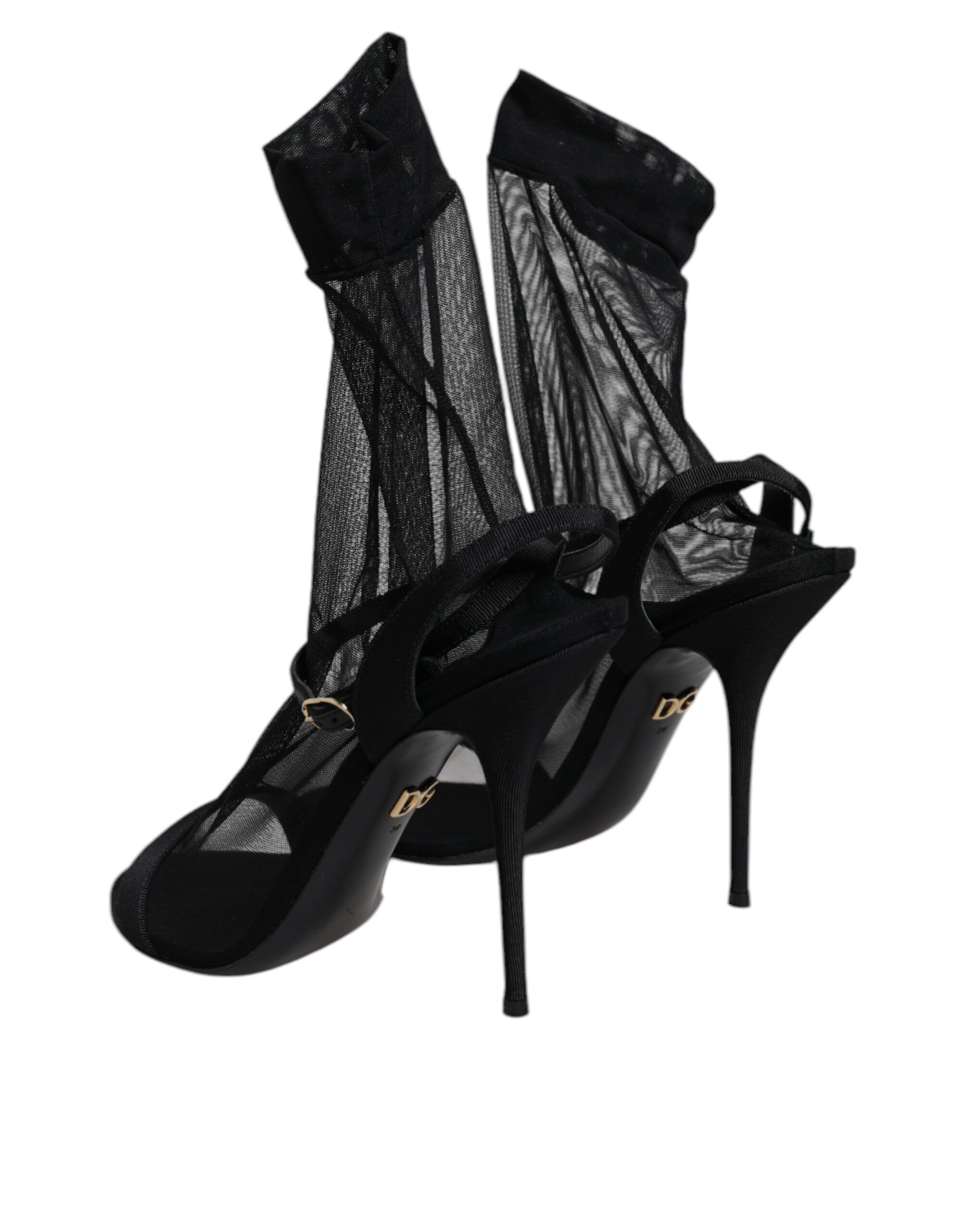 Tulle Stretch Heels Sandals Women's Shoes (Pre-Owned) - Dolce & Gabbana - Modalova